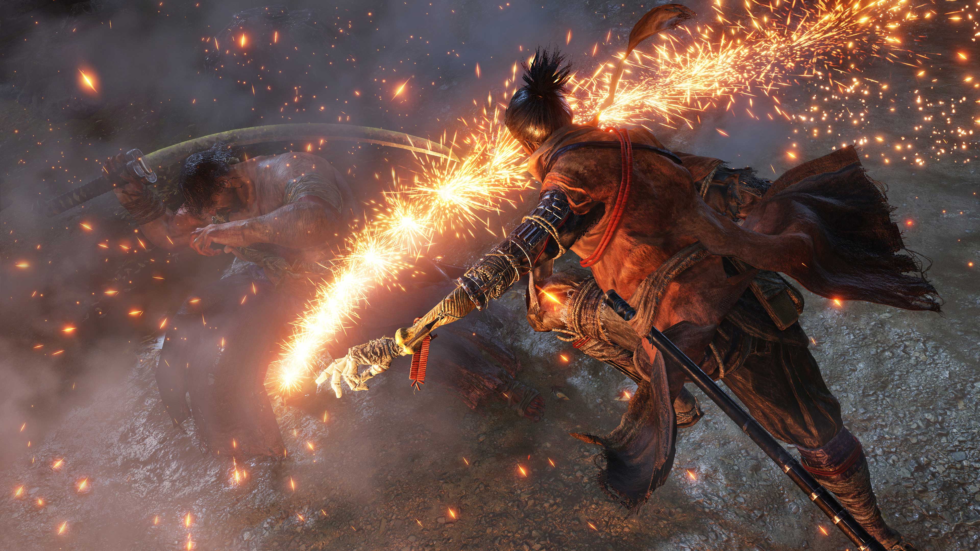 Sekiro Shadows Die Twice Epic Battle 4K Wallpaper