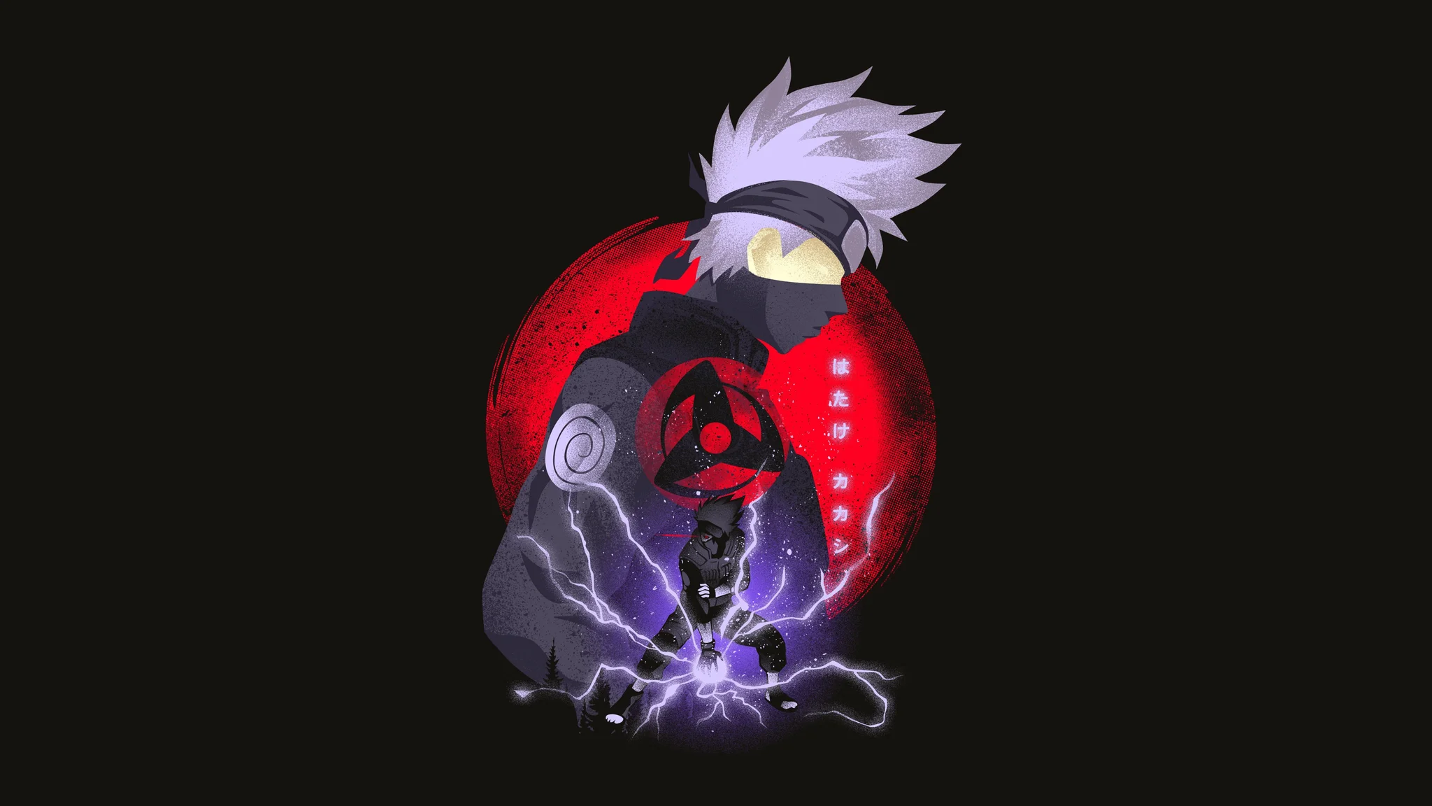 Kakashi Hatake Sharingan 4K Wallpaper