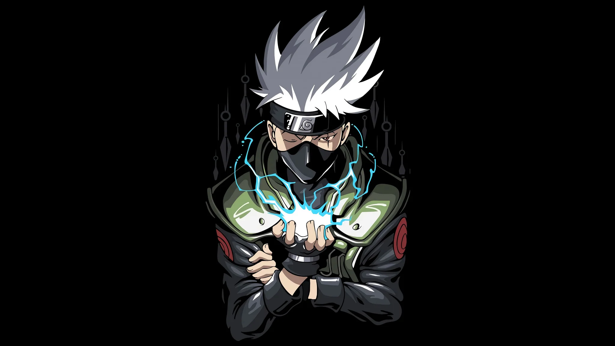 Kakashi Hatake Chidori Lightning 4K Wallpaper