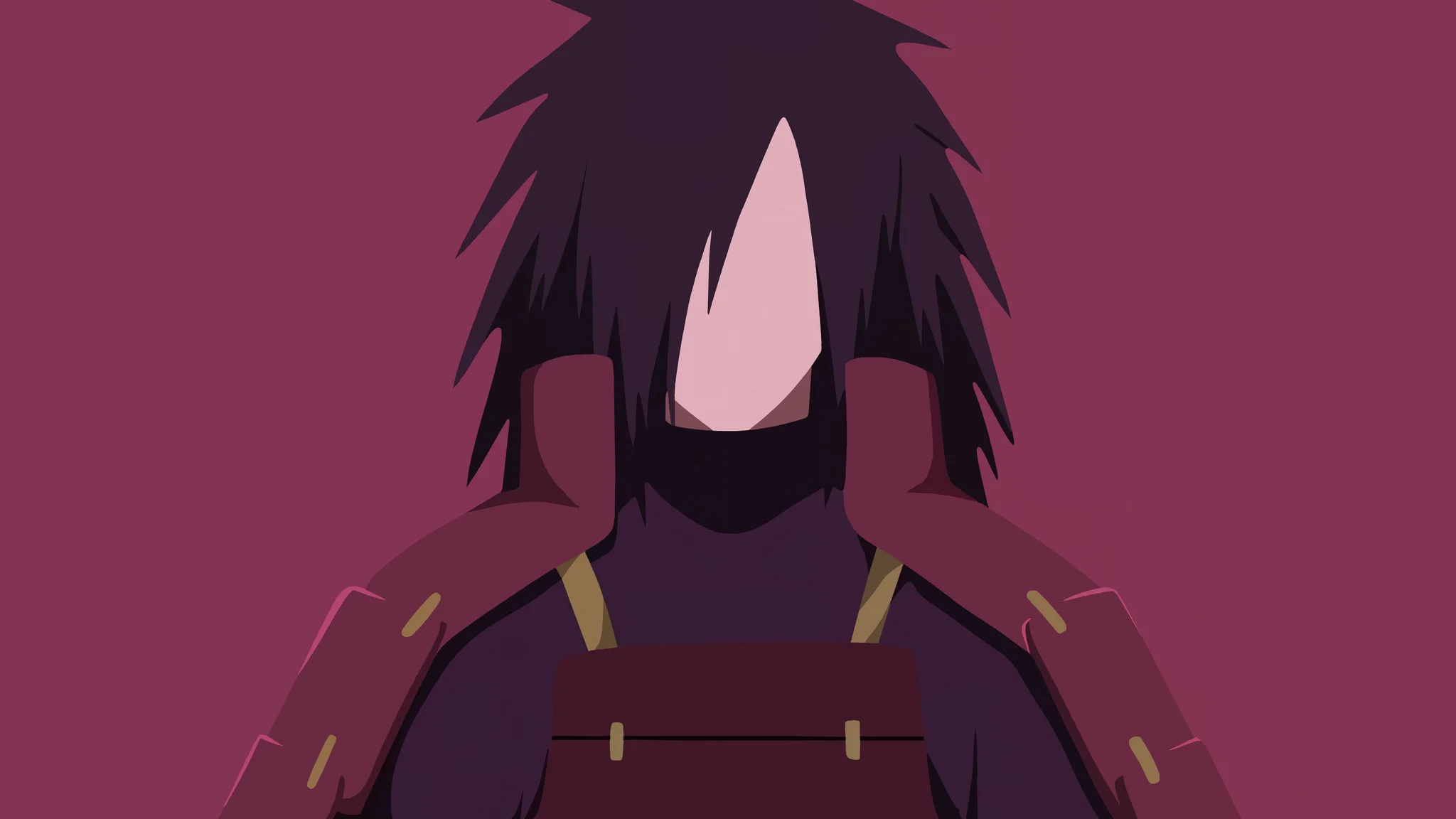 Madara Uchiha Minimalist 4K Wallpaper