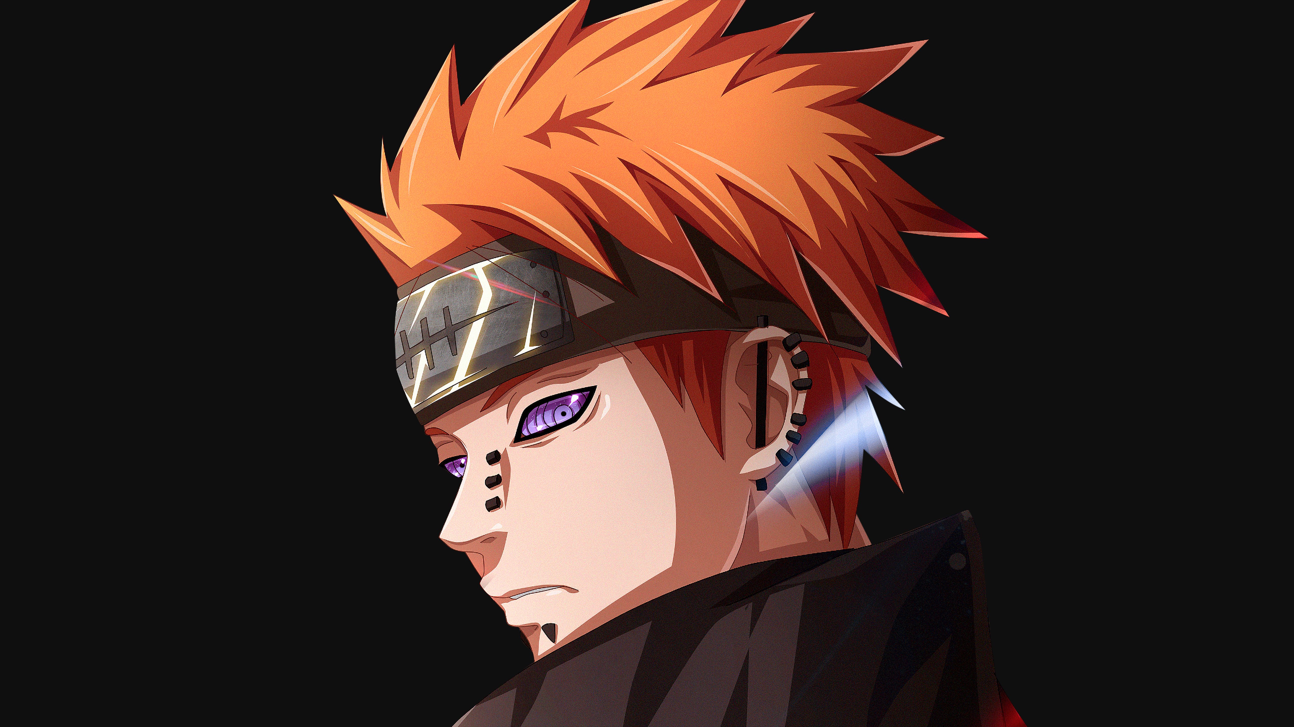 Pain Naruto 4K Dark Wallpaper