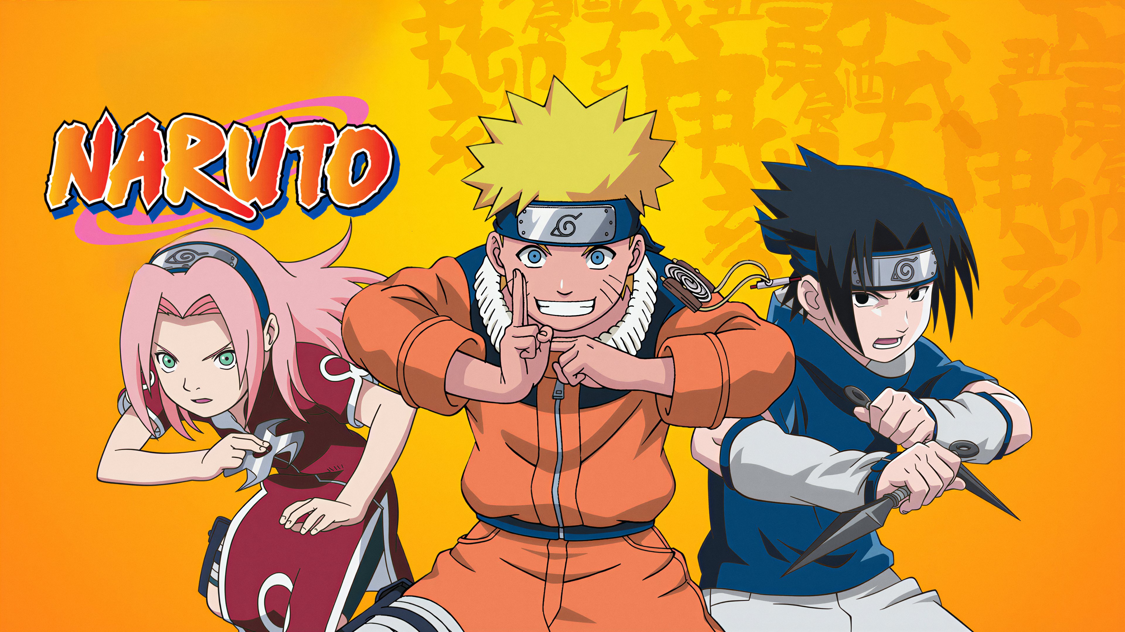 Naruto Team 7 4K Anime Wallpaper