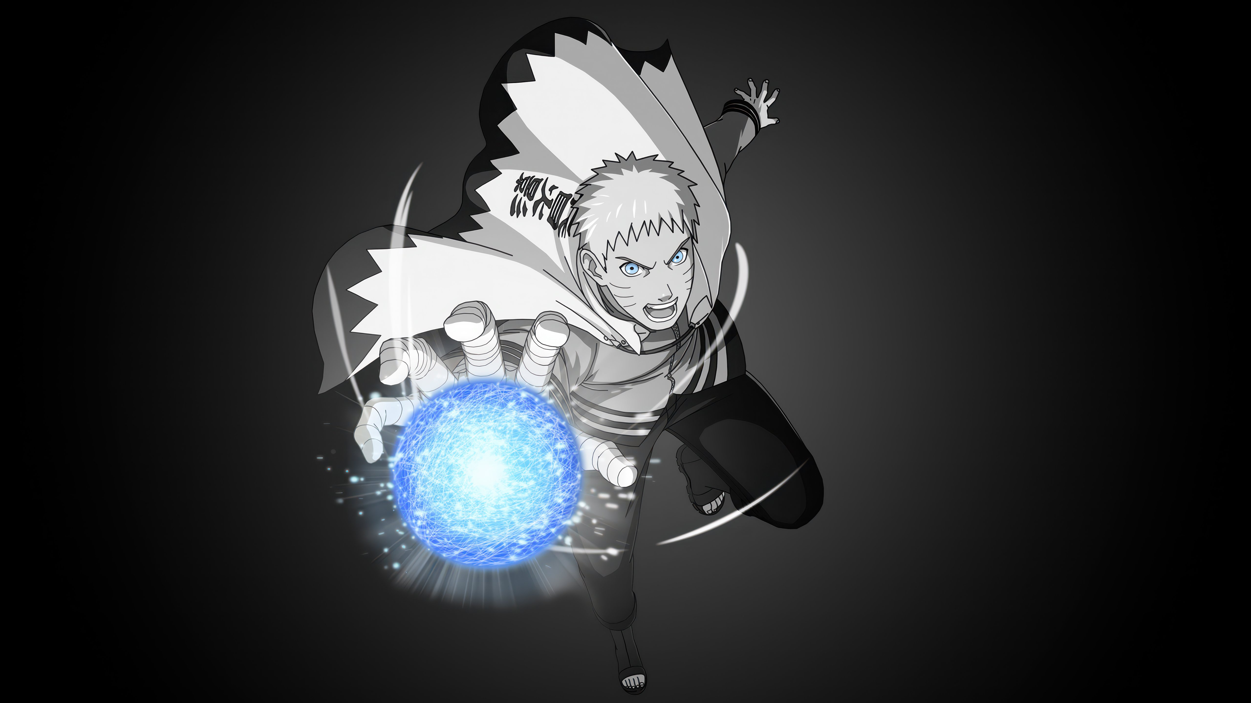 Naruto Rasengan Attack 4K Wallpaper