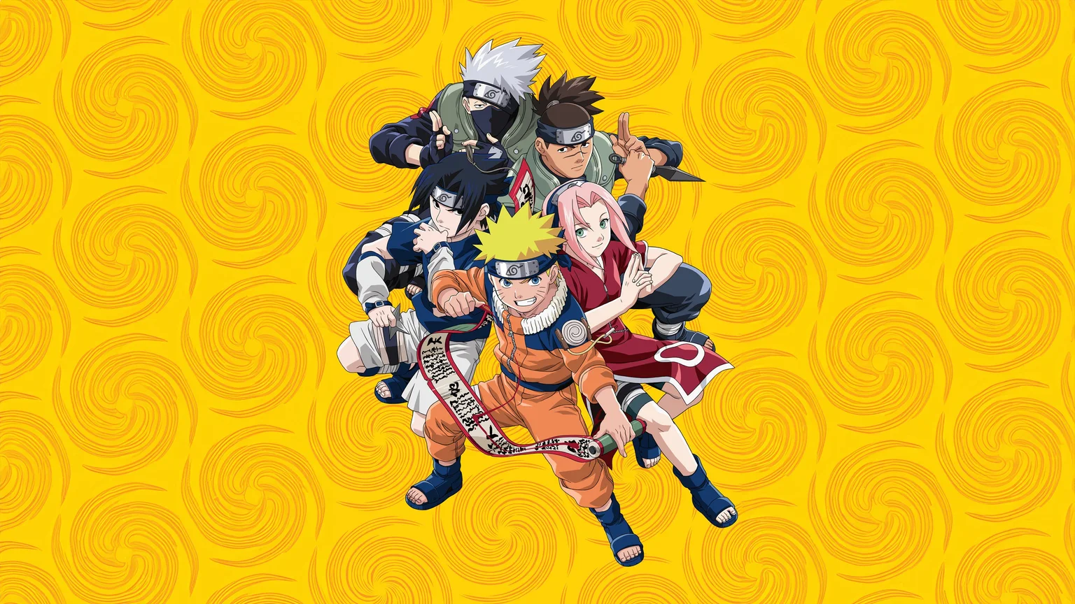 Naruto Team 7 4K Anime Wallpaper