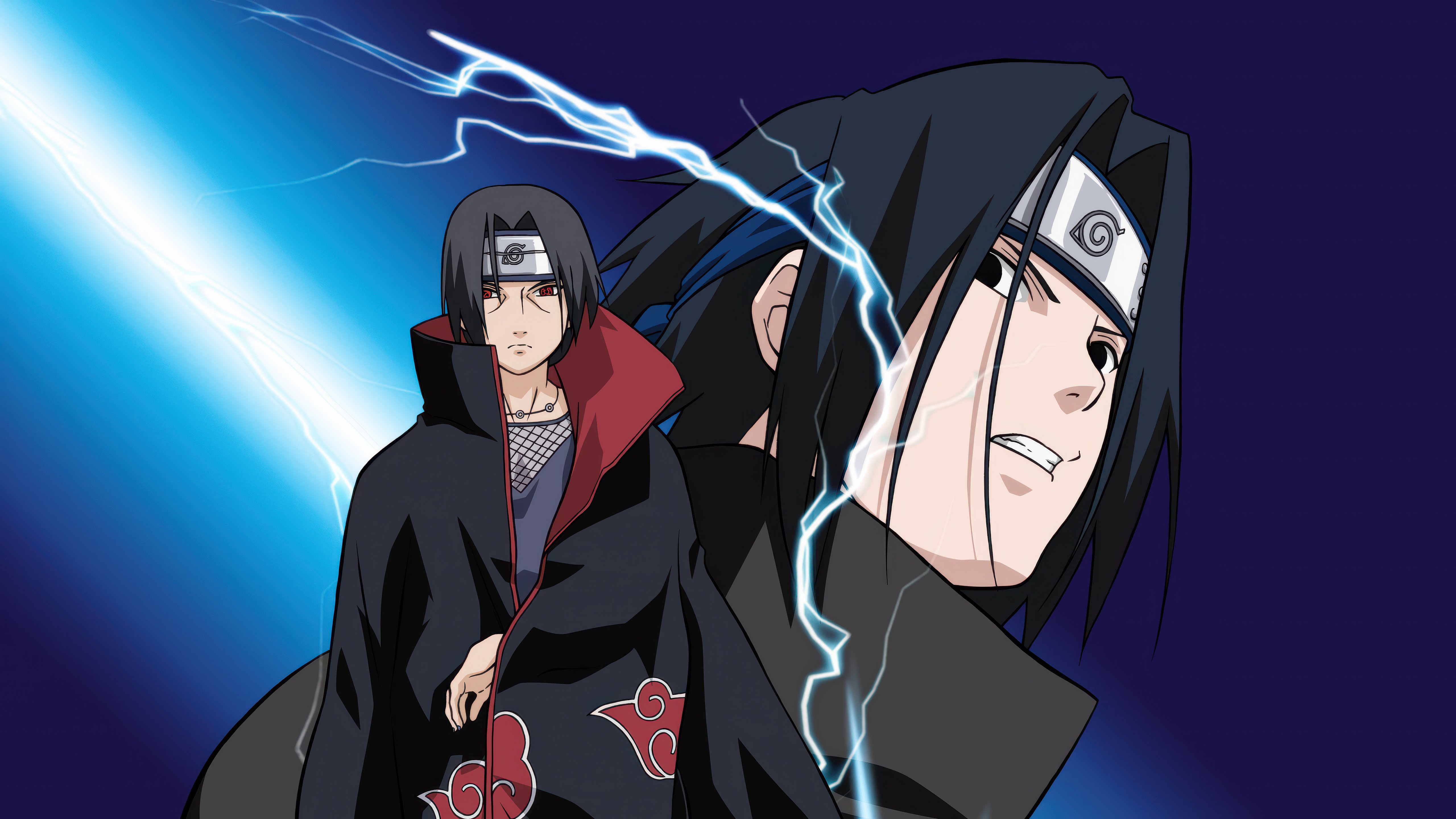 Itachi & Sasuke Uchiha 4K Wallpaper
