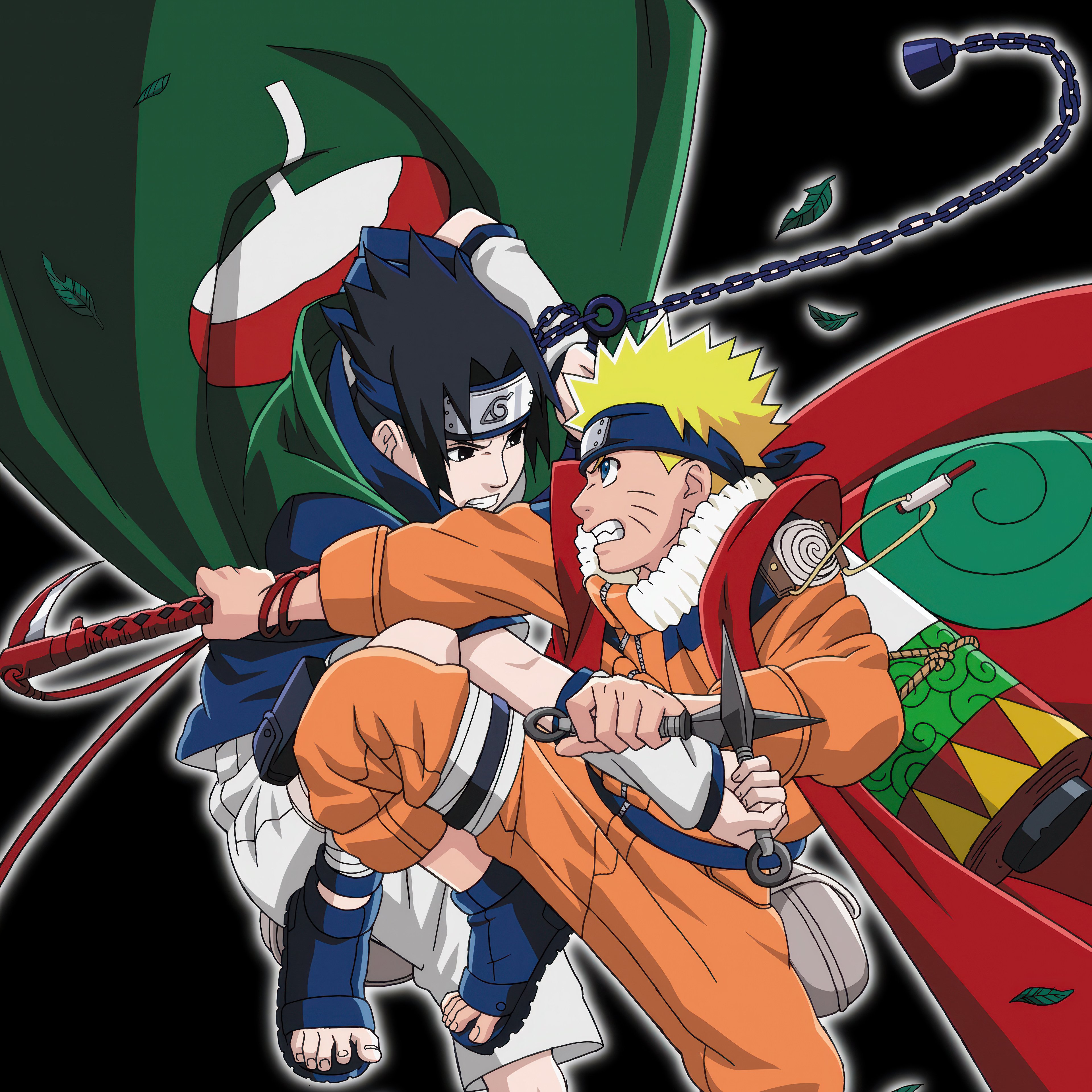 Naruto vs Sasuke Epic Battle 4K Wallpaper