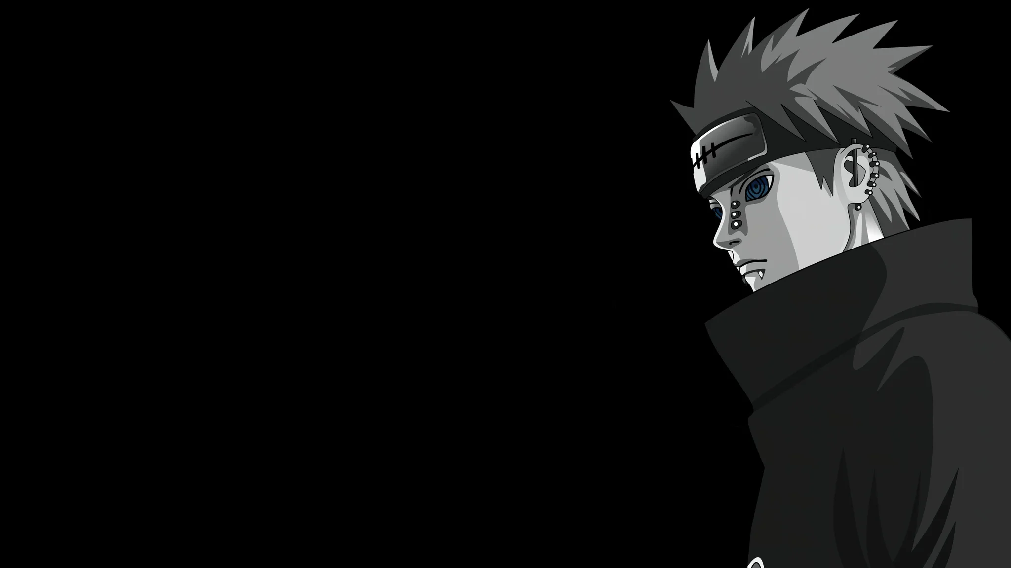 Pain Akatsuki 4K Dark Wallpaper Naruto