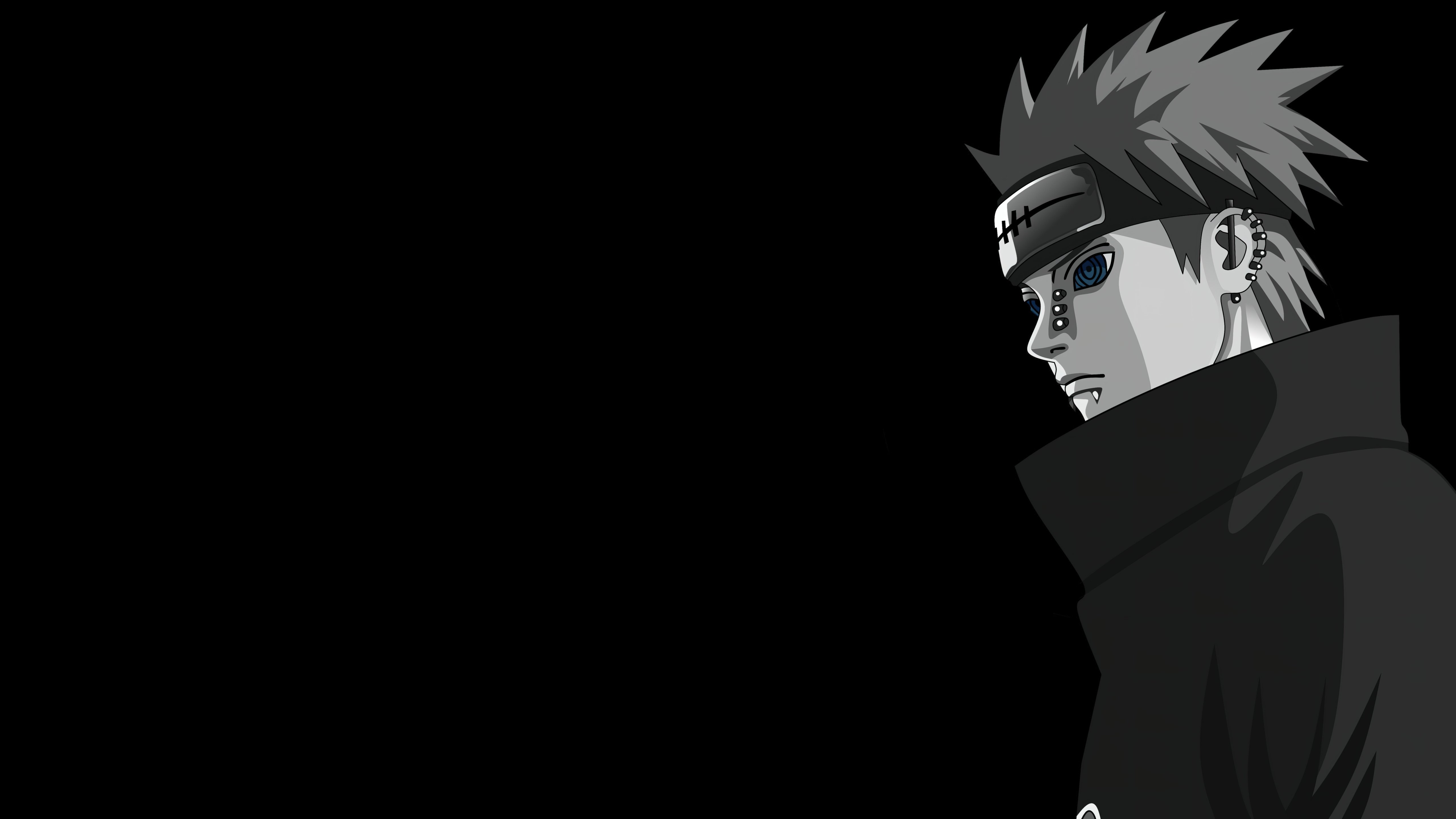 Pain Akatsuki 4K Dark Wallpaper Naruto