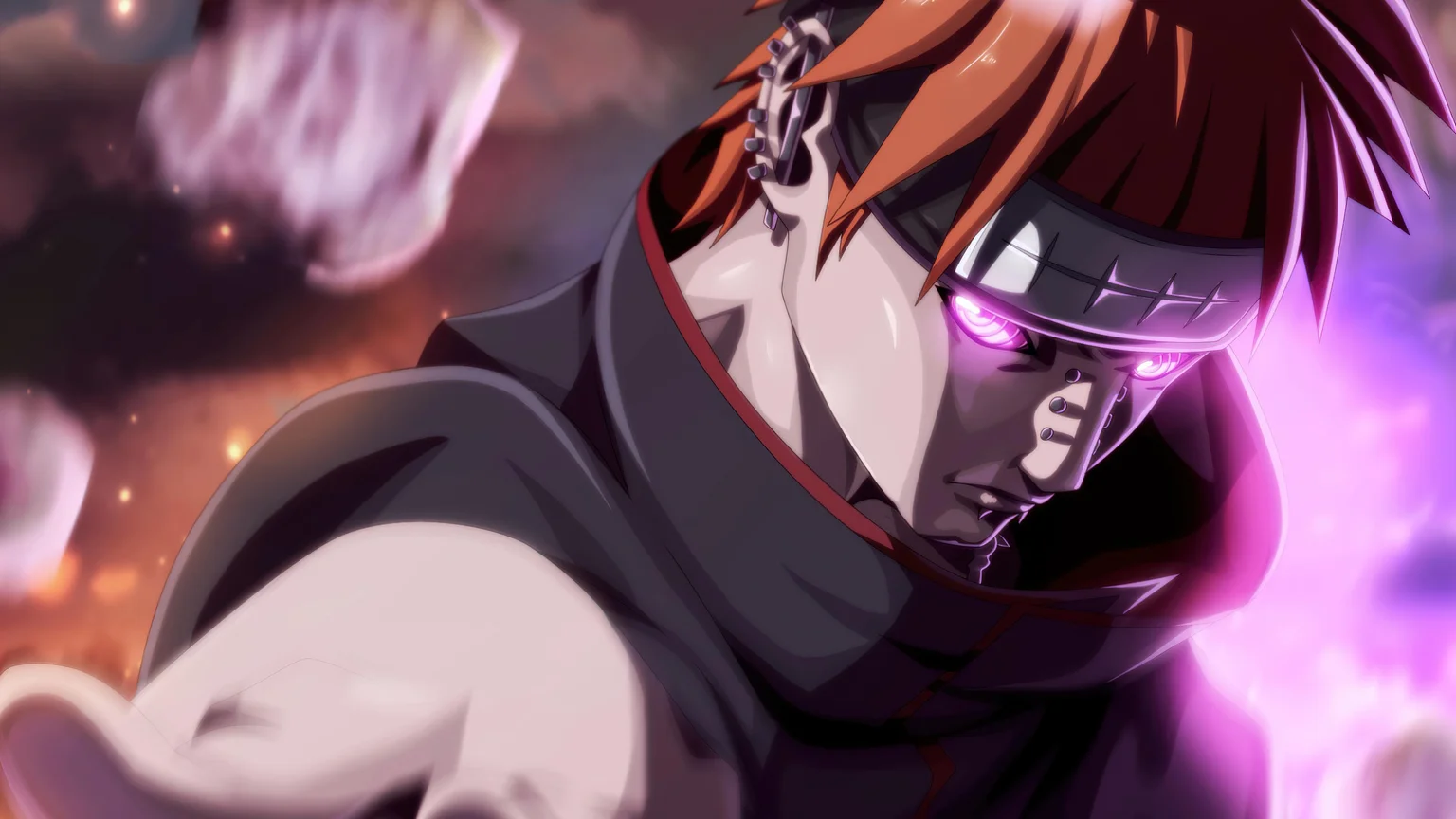 Pain Naruto Akatsuki 4K Wallpaper