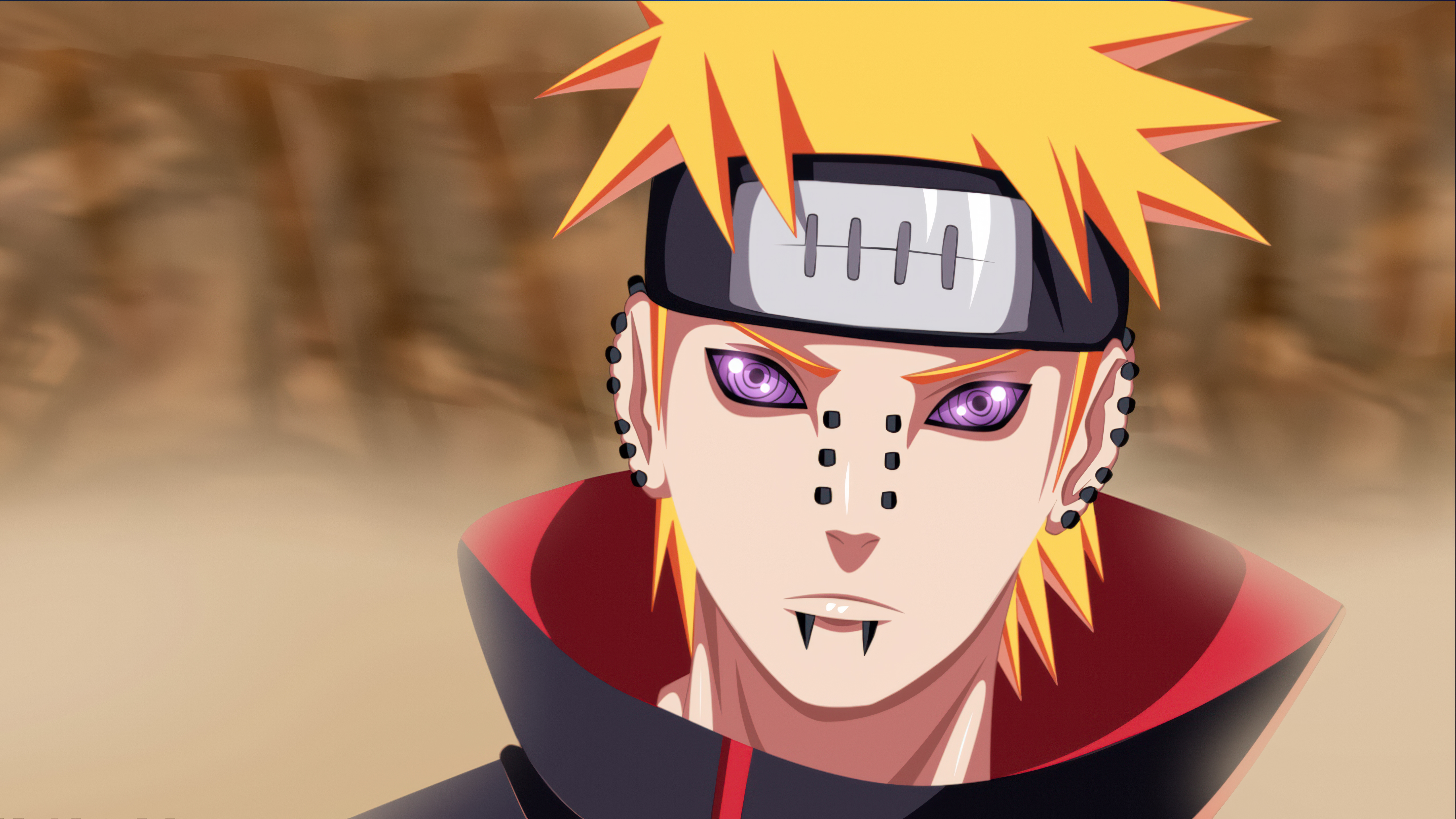 Pain Akatsuki 4K Wallpaper – Naruto Shippuden