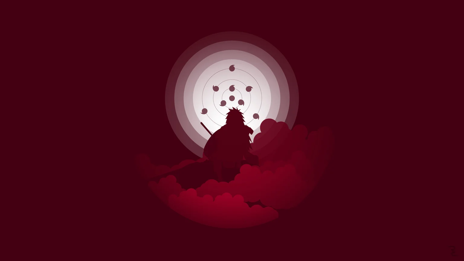 Madara Uchiha Minimalist 4K Wallpaper