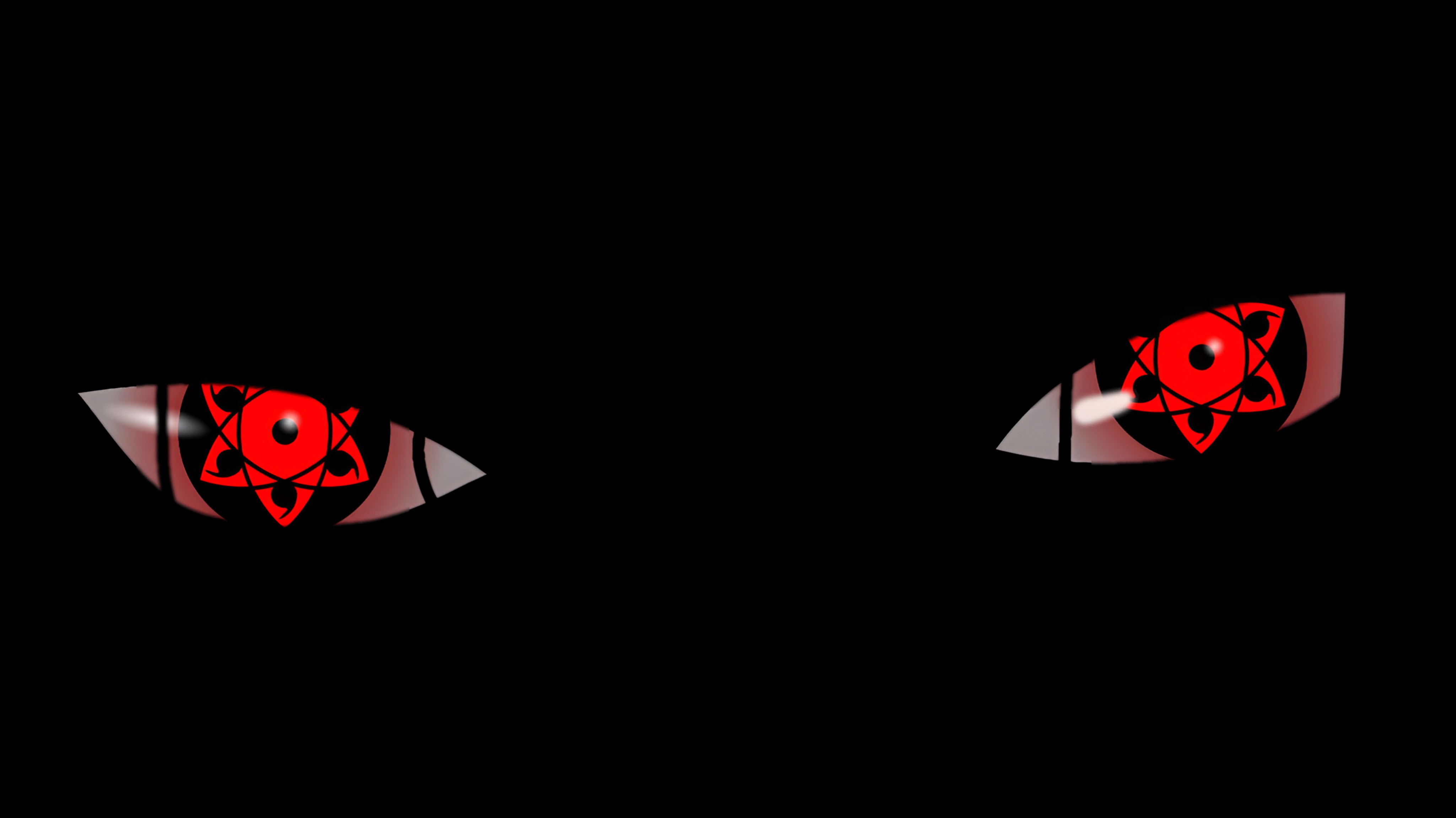 Sasuke Uchiha Mangekyou Sharingan 4K Wallpaper