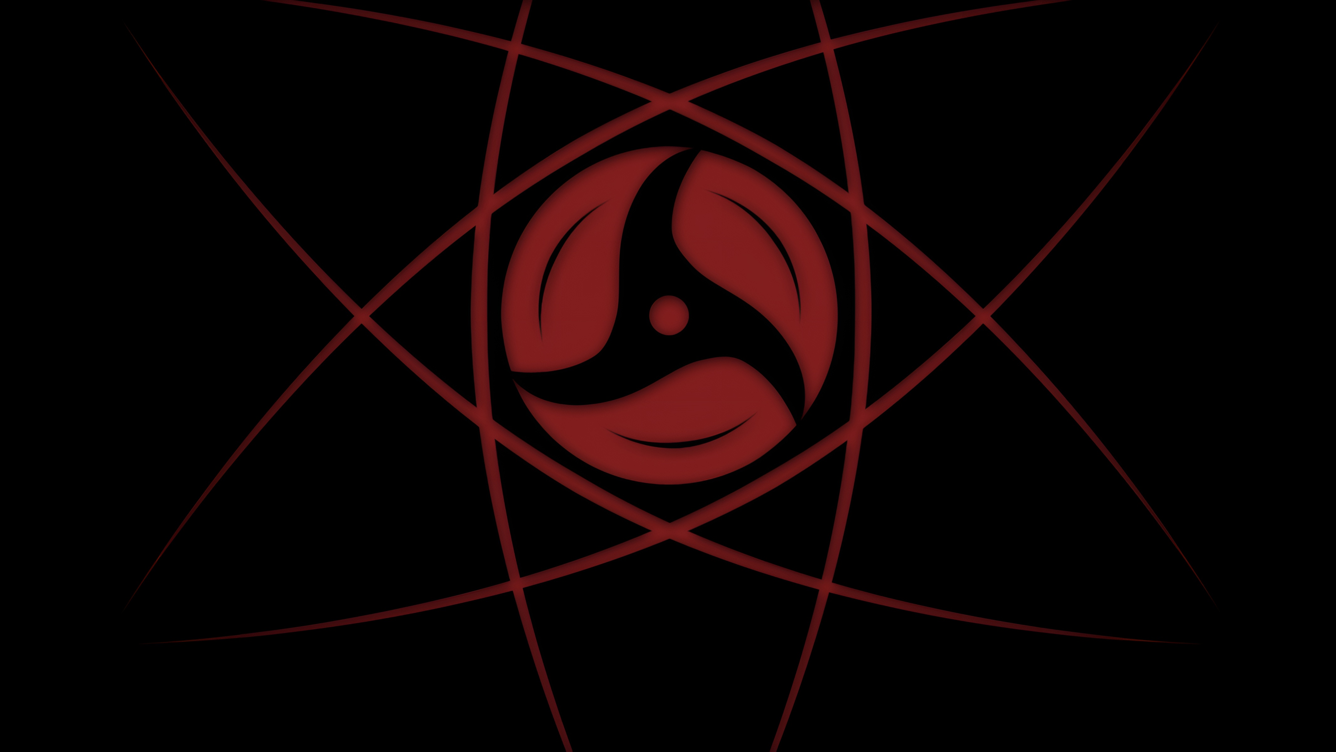 Itachi Uchiha Sharingan 4K Dark Wallpaper
