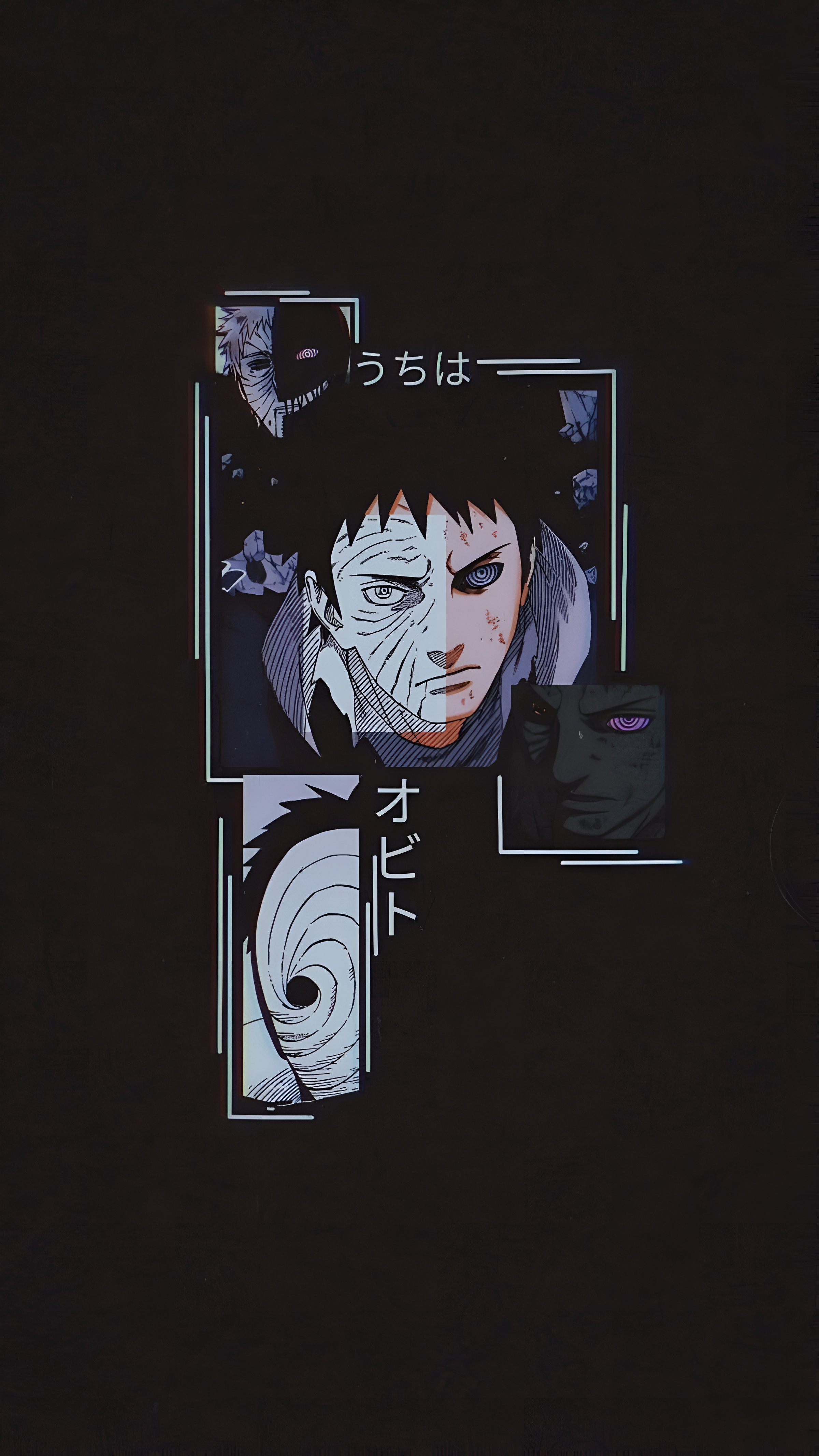 Obito Uchiha Dark Aesthetic 4K Wallpaper
