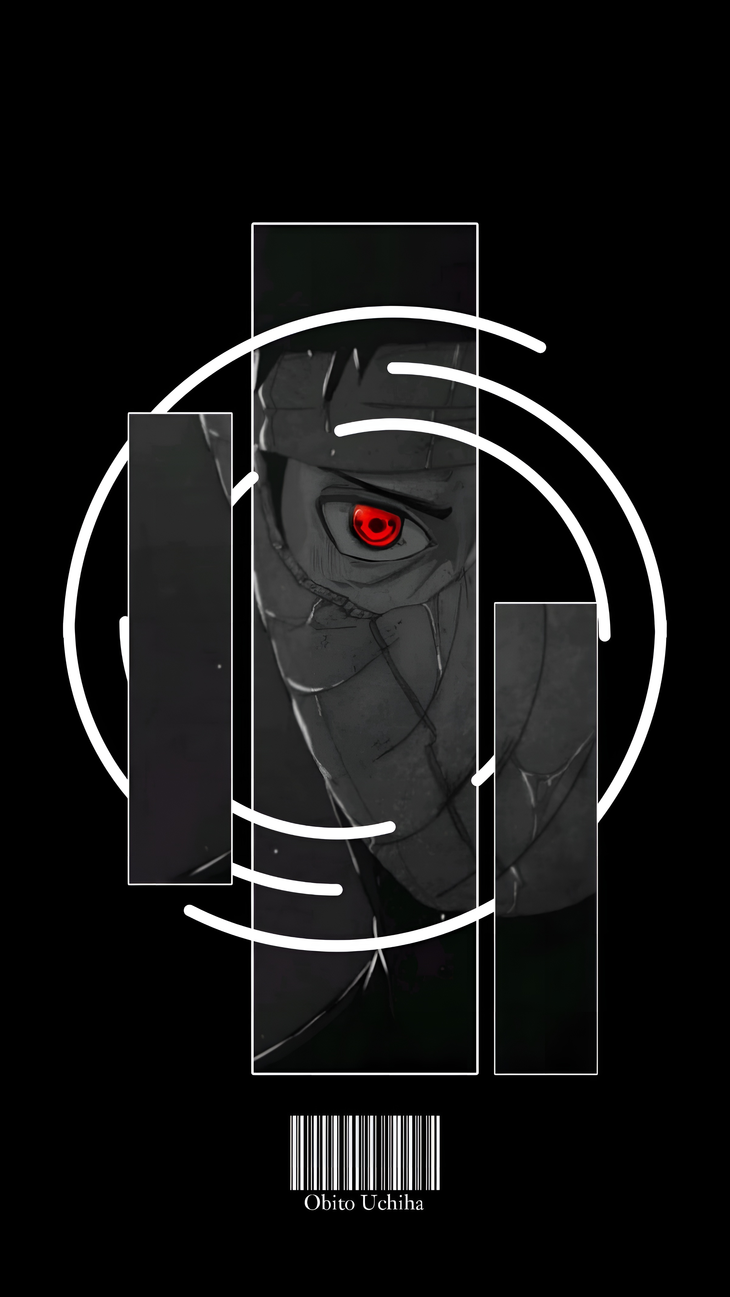 Obito Uchiha Dark Aesthetic 4K Wallpaper