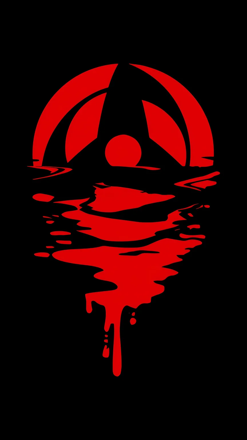 Itachi Sharingan Blood Reflection 4K Wallpaper