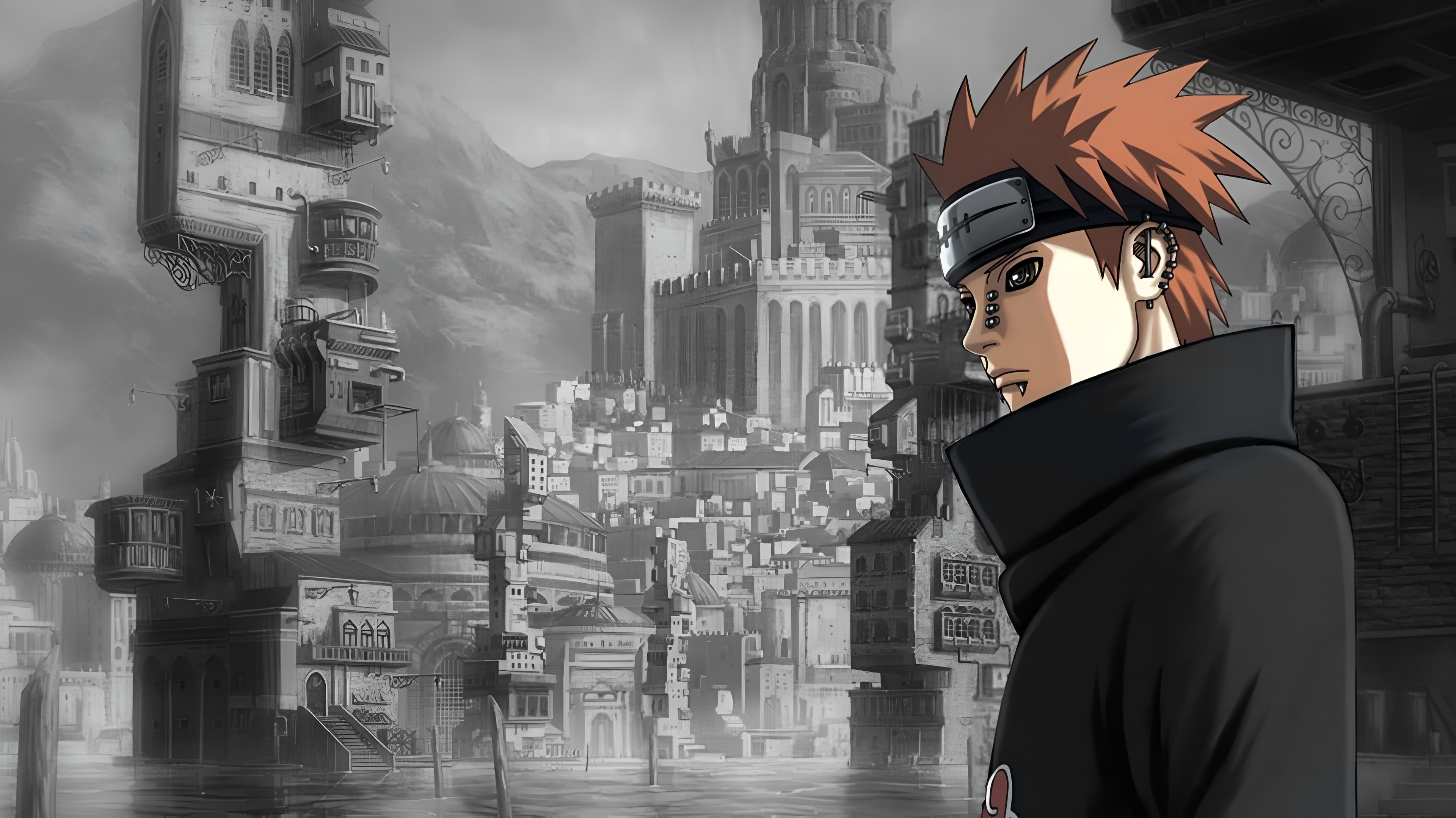 Pain Akatsuki Wallpaper – Naruto 4K Art