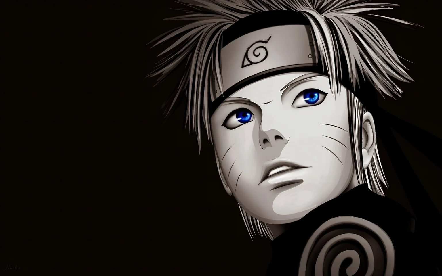 Naruto Uzumaki Dark Aesthetic 4K Wallpaper