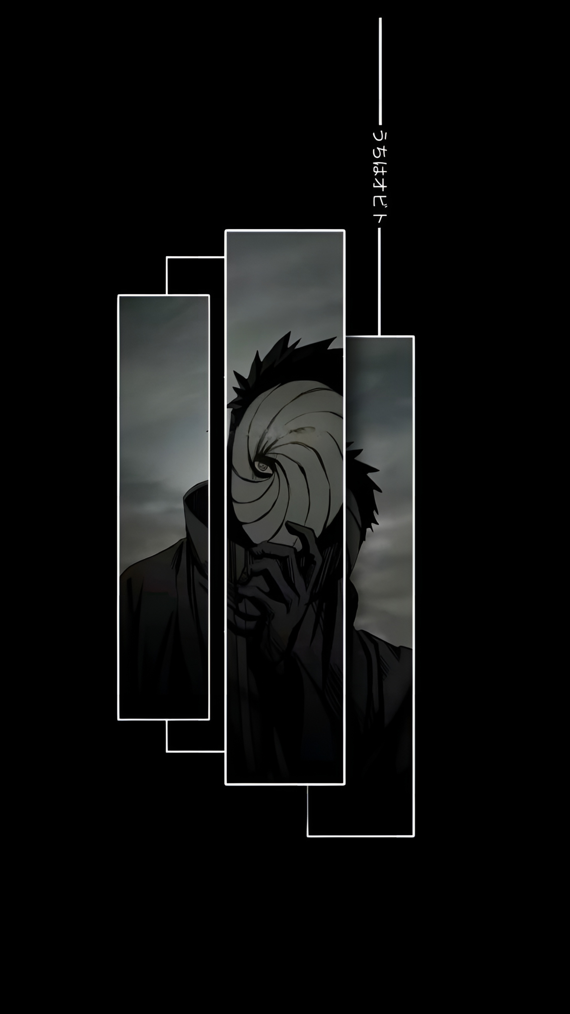 Obito Uchiha Dark Aesthetic 4K Wallpaper