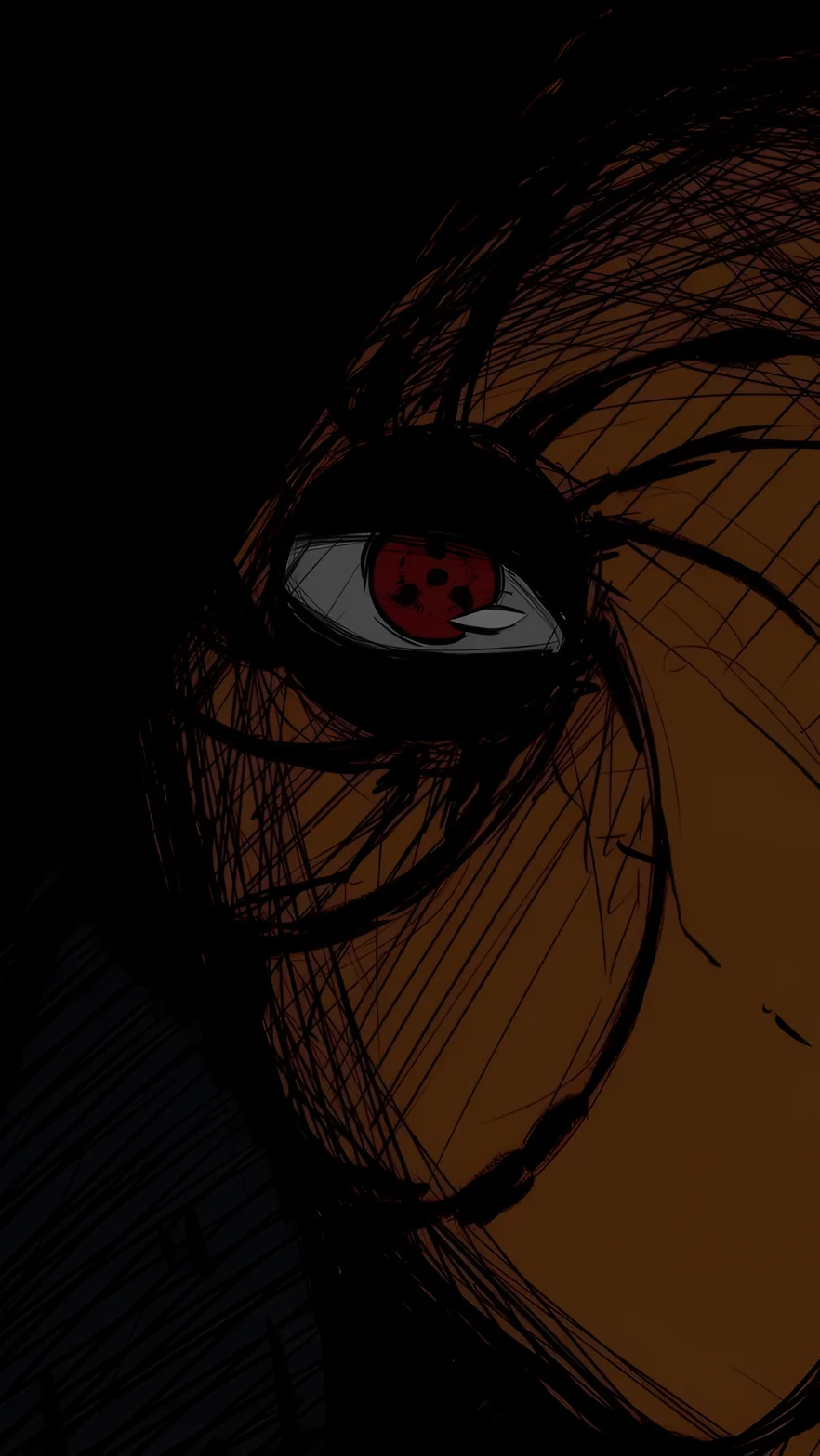 Obito Uchiha Sharingan Dark Anime Wallpaper 4K