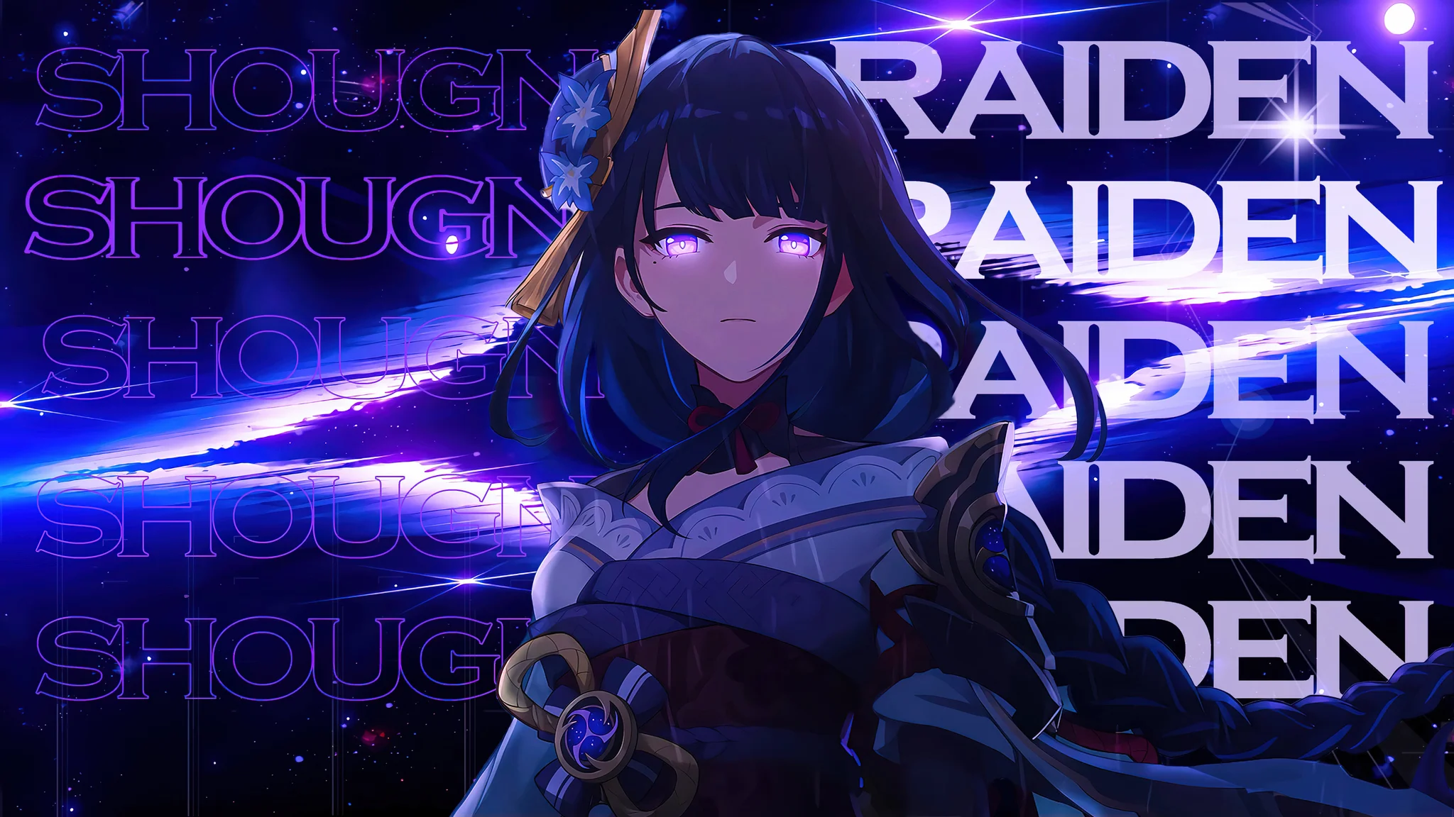 Raiden Shogun Wallpaper – Genshin Impact 4K