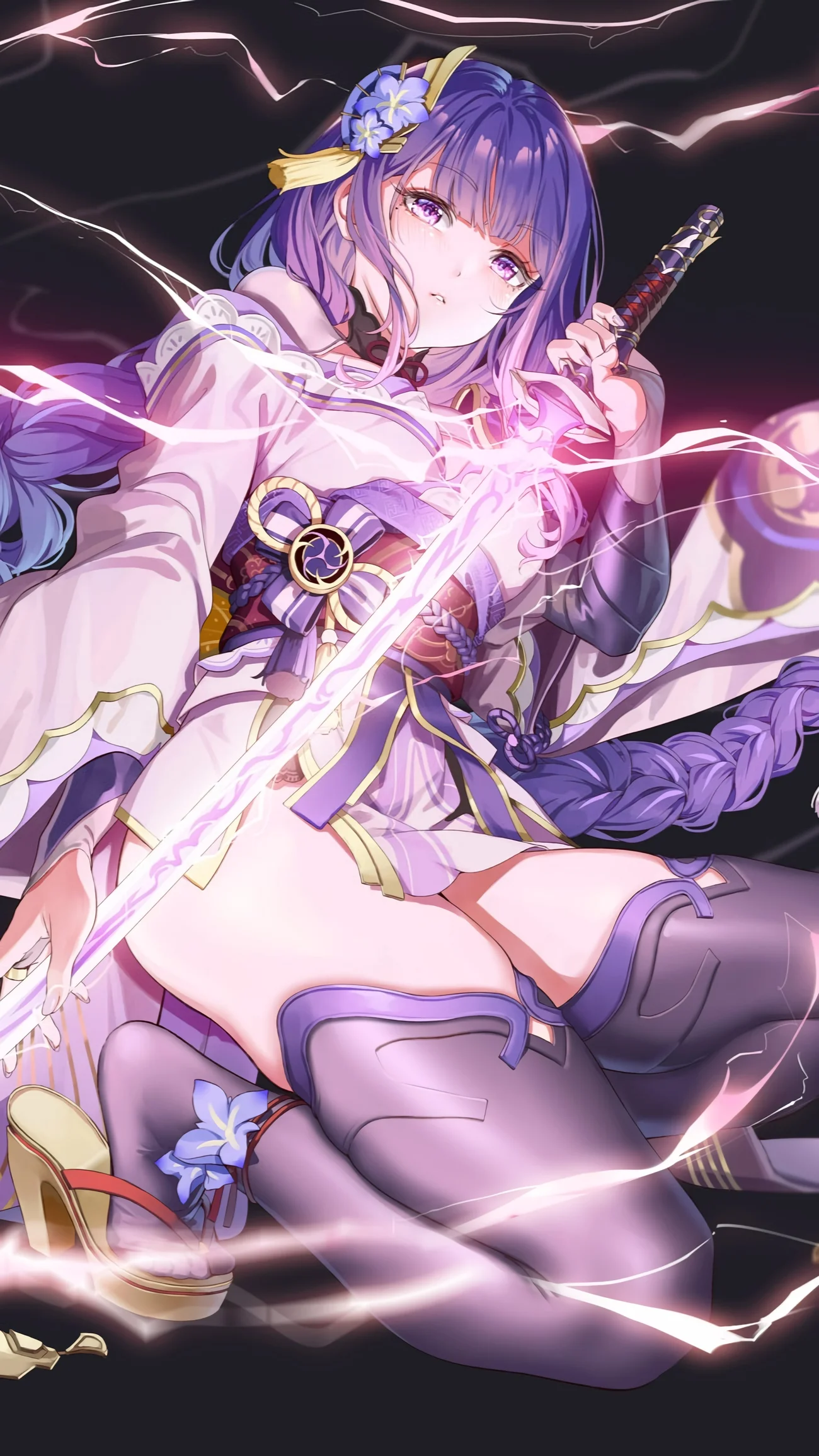 Raiden Shogun Genshin Impact 4K Wallpaper
