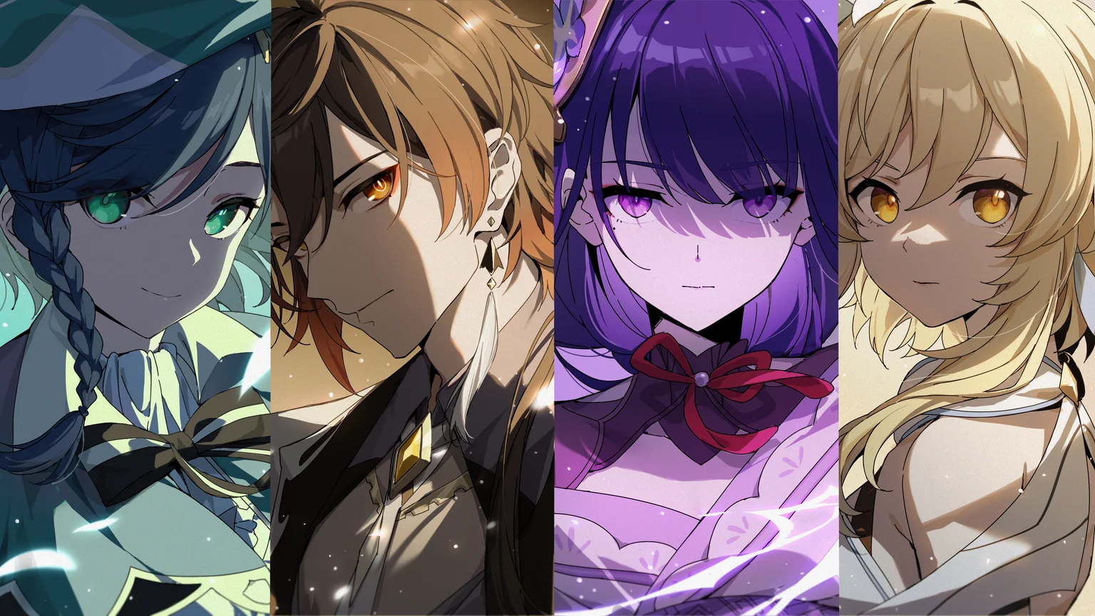 Genshin Impact 4K Anime Characters Wallpaper