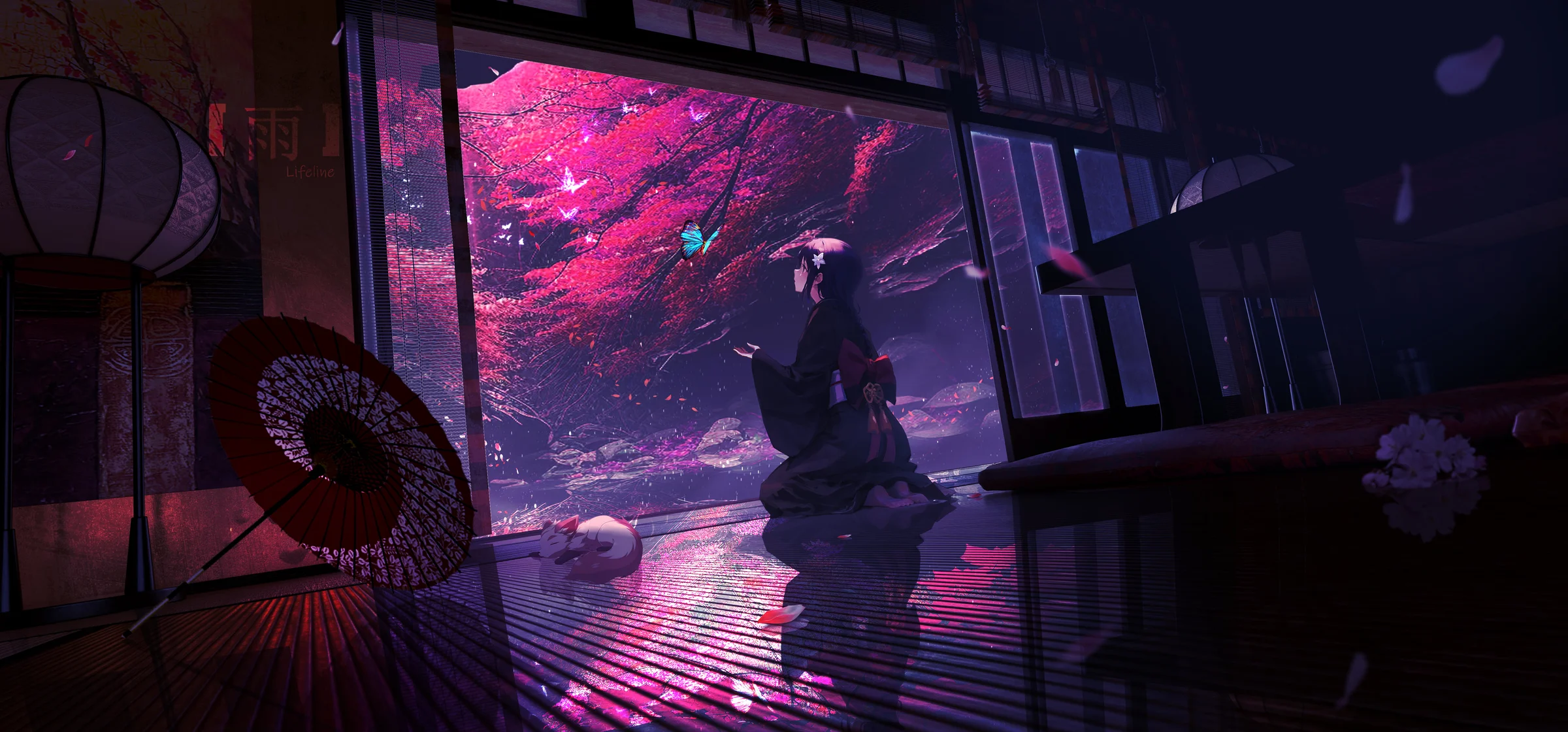Raiden Shogun Wallpaper – Genshin Impact 4K Art