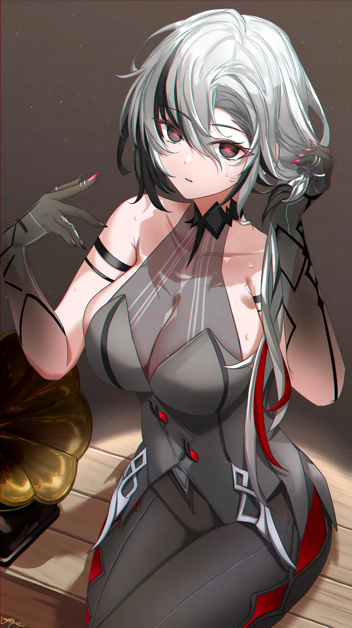 วอลเปเปอร์อนิเมะ 4K Arlecchino Genshin Impact