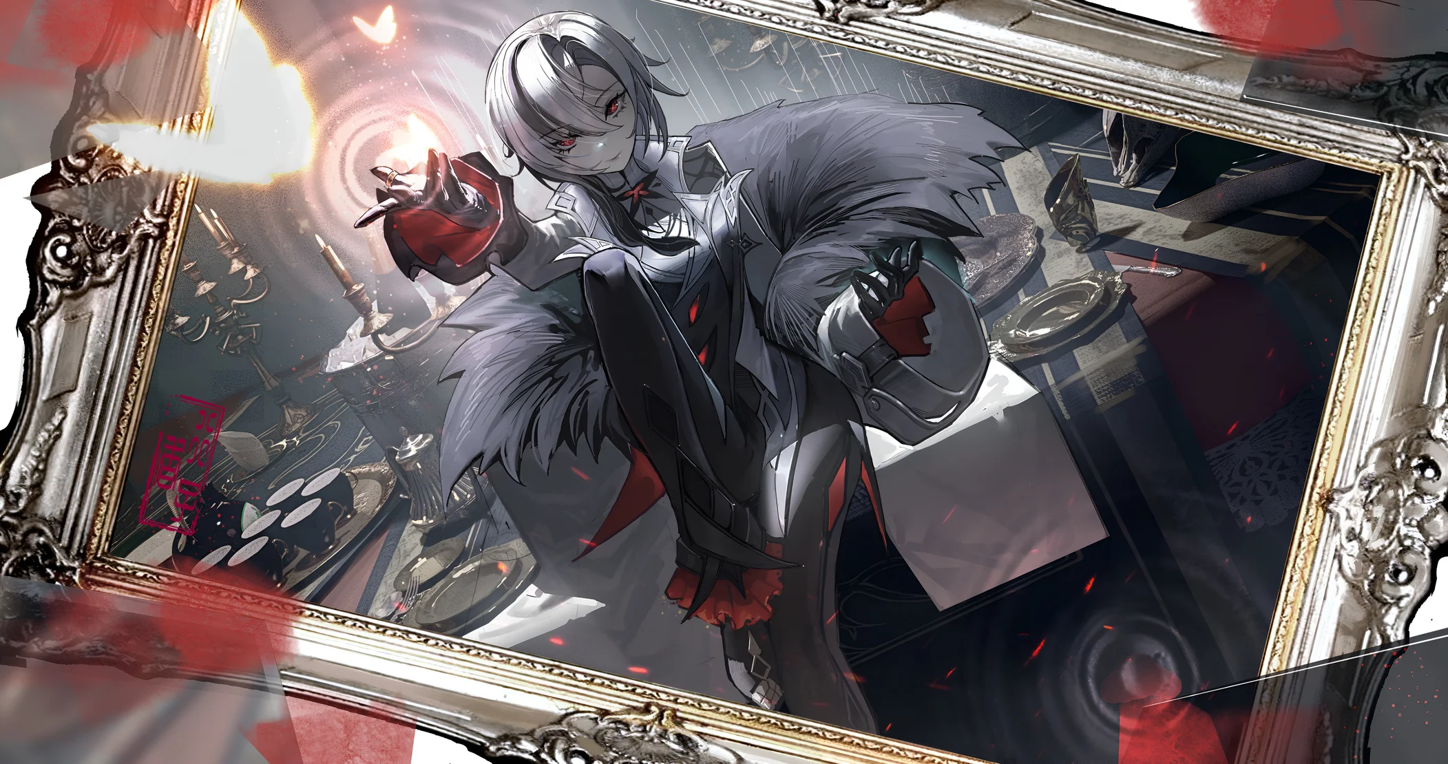 วอลเปเปอร์ Arlecchino Genshin Impact 4K
