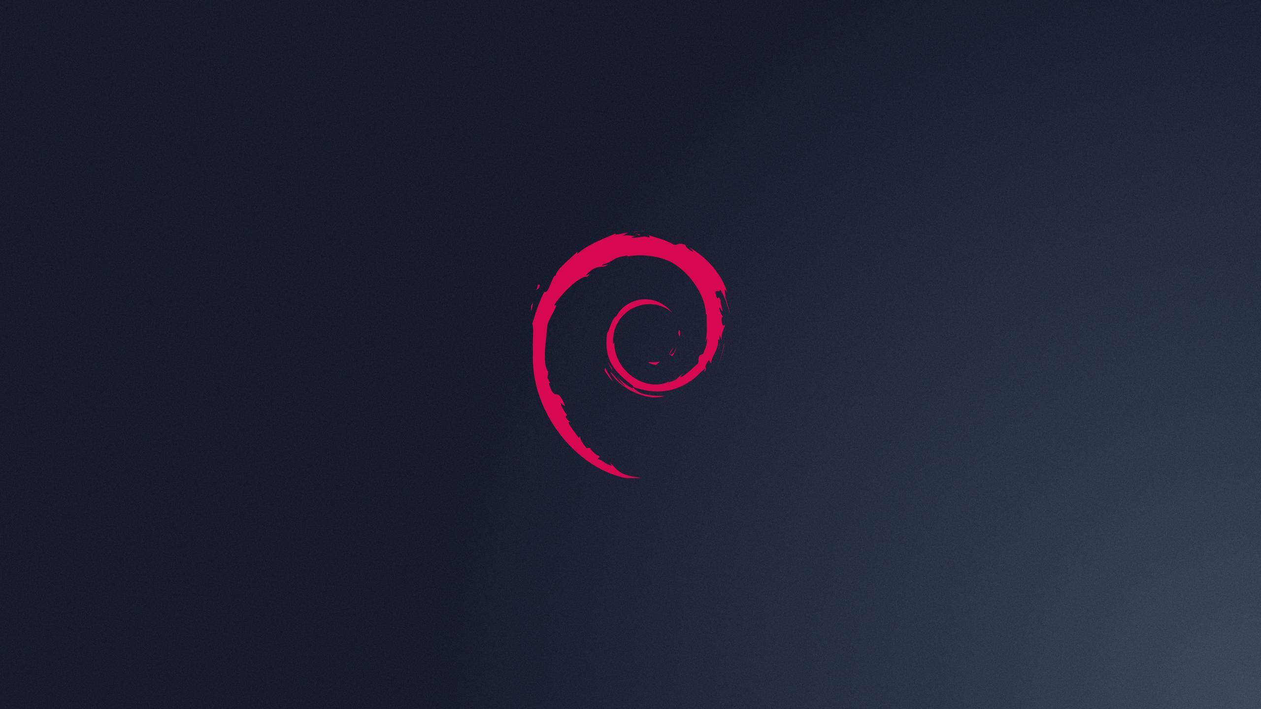 Debian Linux Spiral Wallpaper 4K