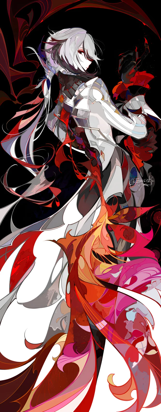 Imagini de fundal Arlecchino Genshin Impact 4K