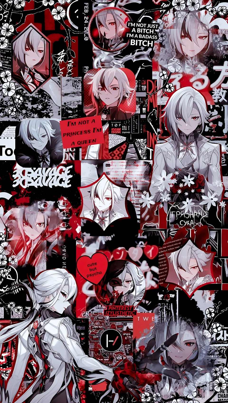 Arlecchino Genshin Impact Aesthetic Wallpaper 4K