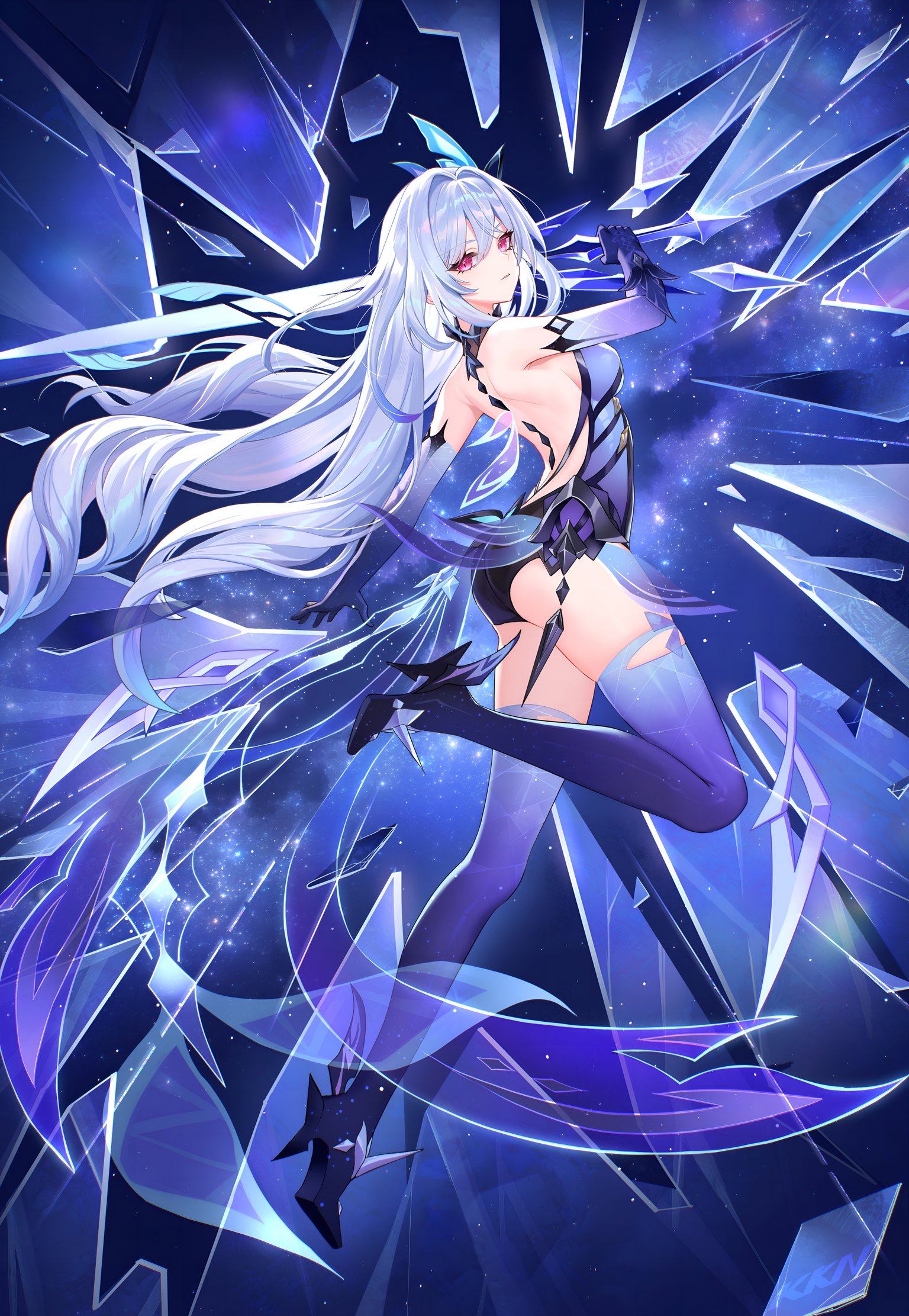 Skirk Genshin Impact 4K Anime Wallpaper