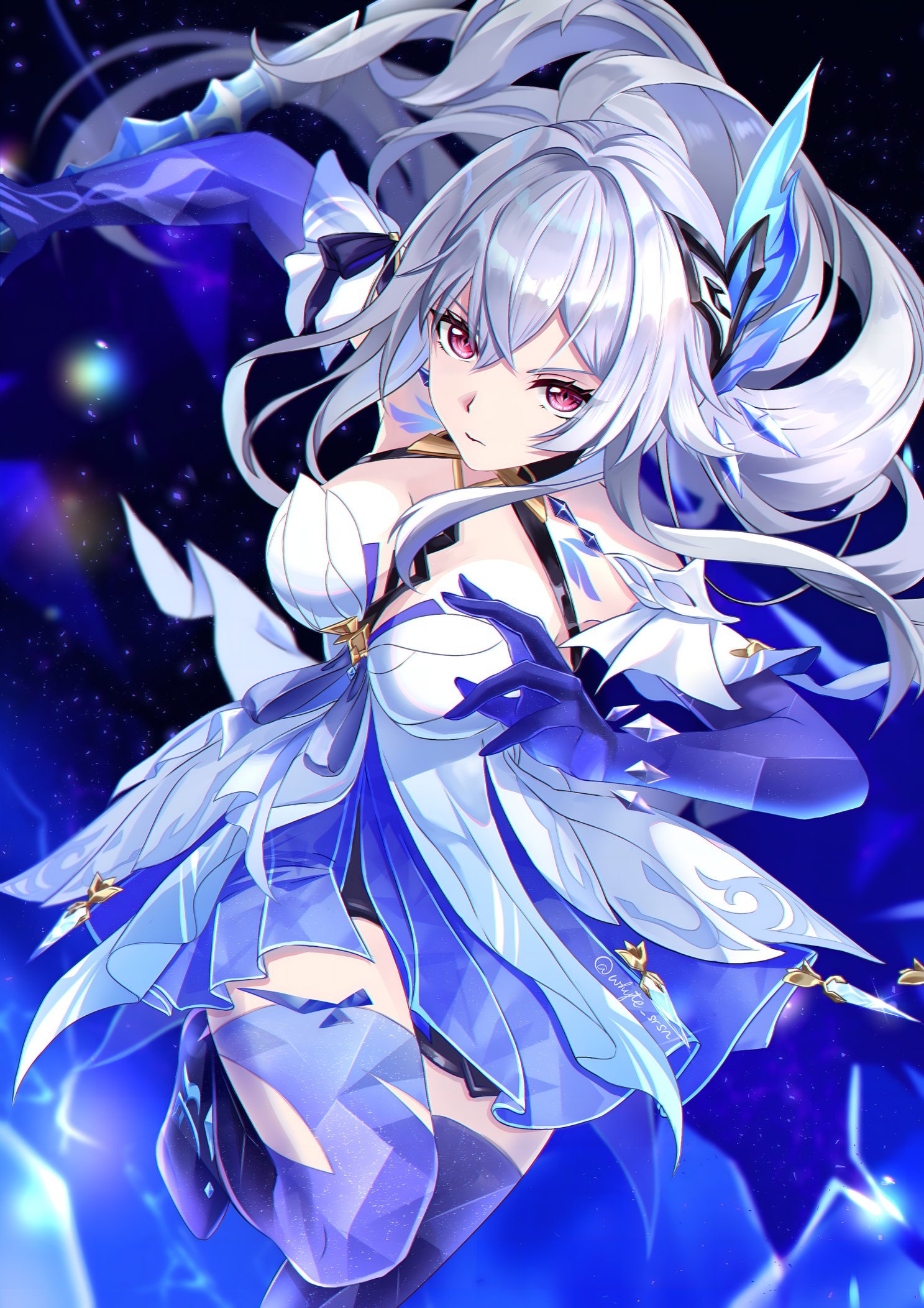 Skirk Genshin Impact Papel de Parede Anime 4K