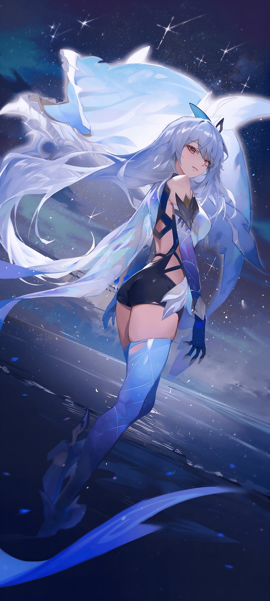 Skirk Genshin Impact Papel de Parede Anime 4K