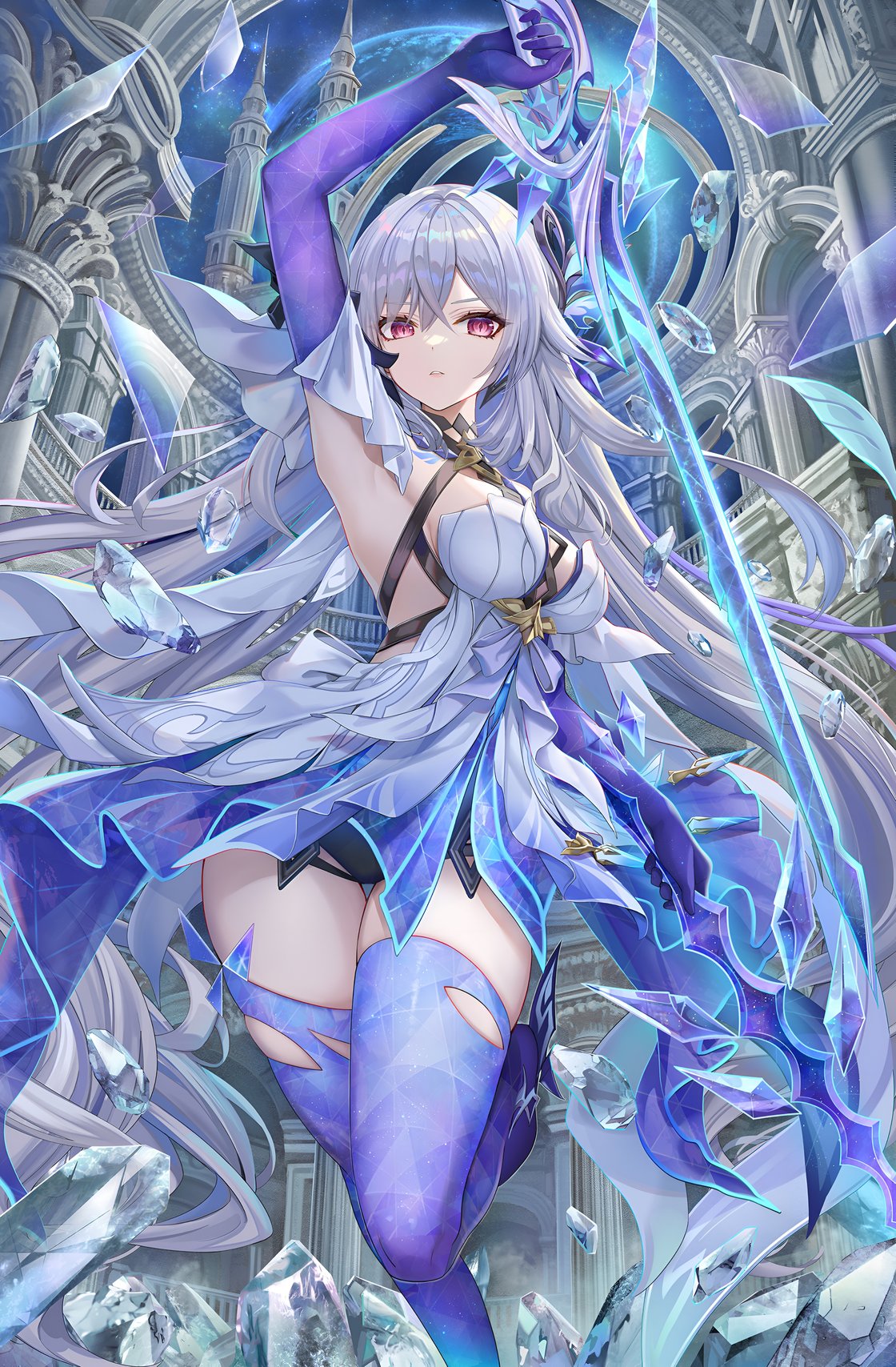 Skirk Genshin Impact 4K Anime Wallpaper