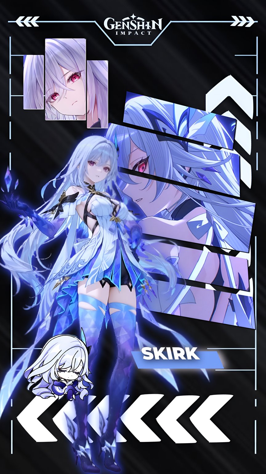 Hình Nền Skirk Genshin Impact 4K HD