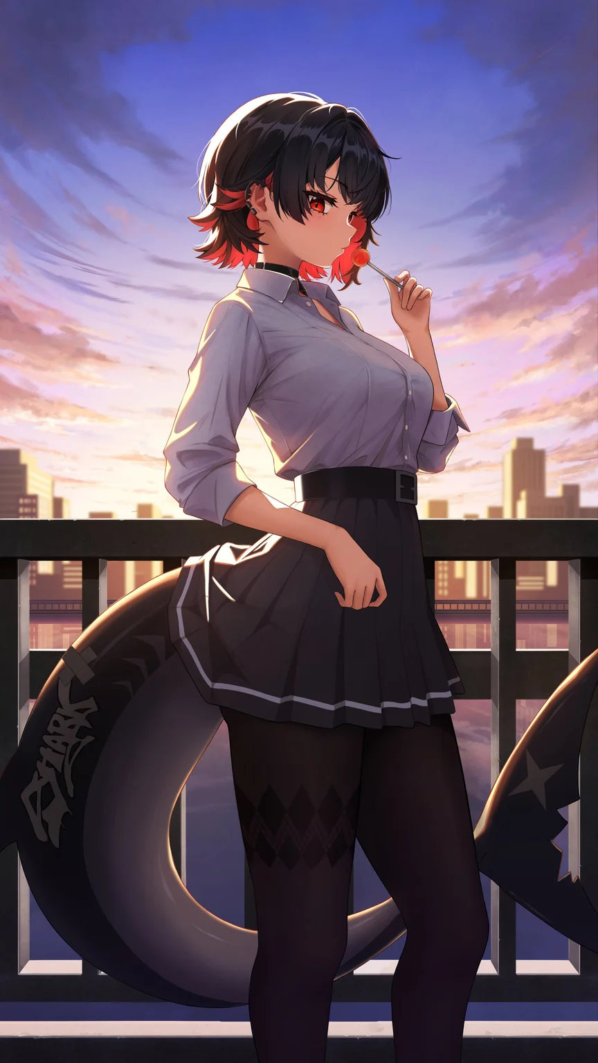Ellen Joe Sunset Rooftop Wallpaper – ZZZ