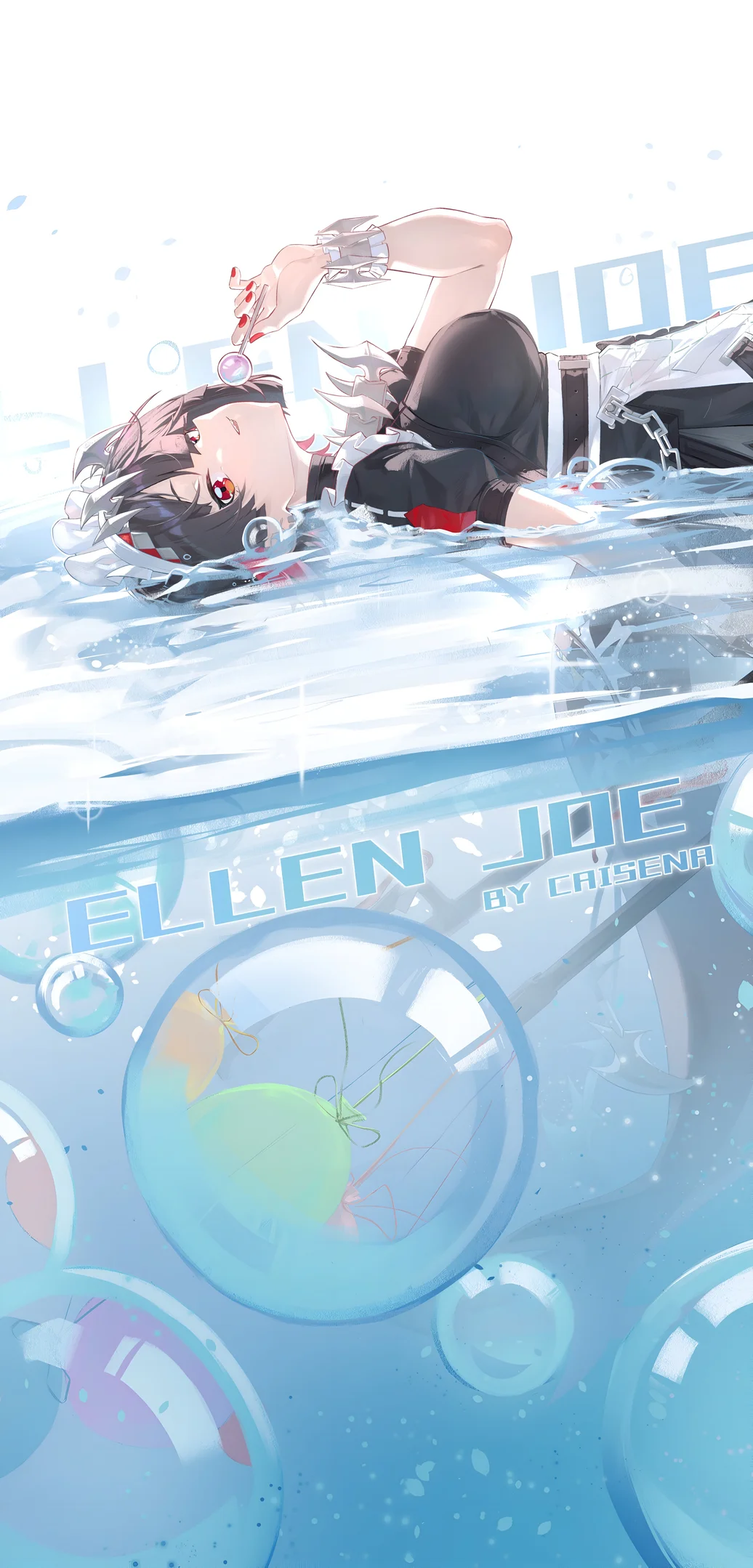 Ellen Joe Floating on Water Wallpaper