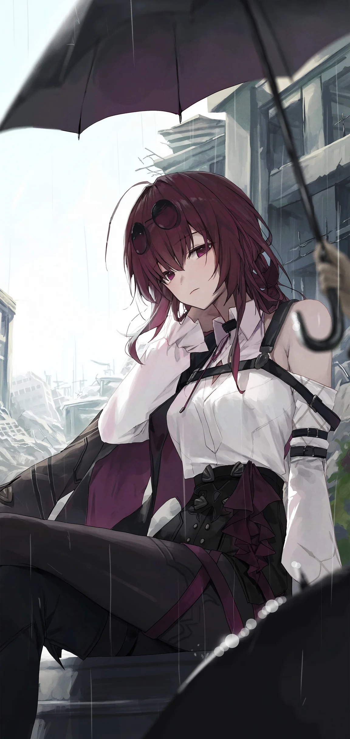 Kafka Honkai Star Rail Rainy Ruins Wallpaper
