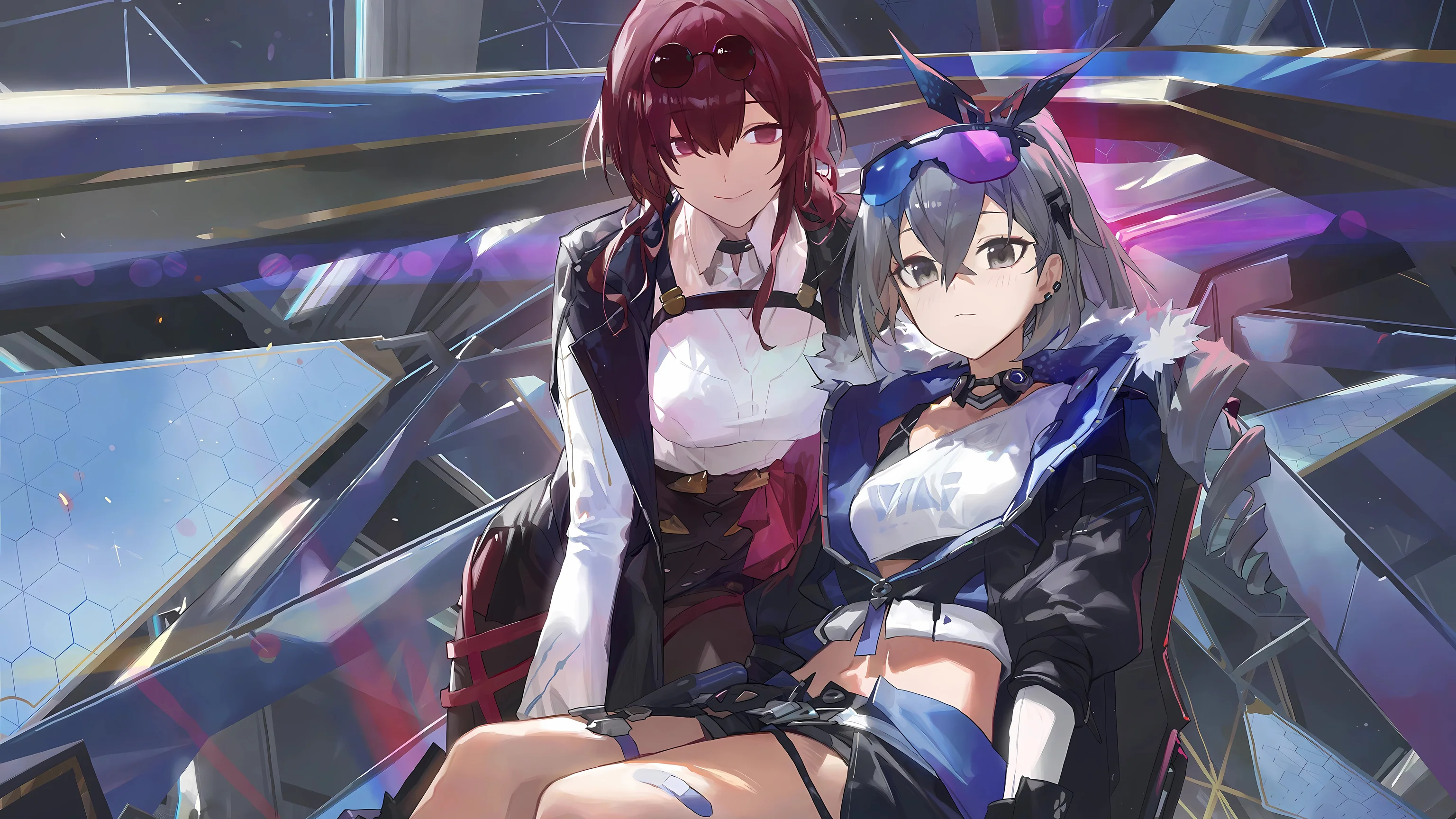 Kafka & Silver Wolf Honkai Star Rail 4K Wallpaper