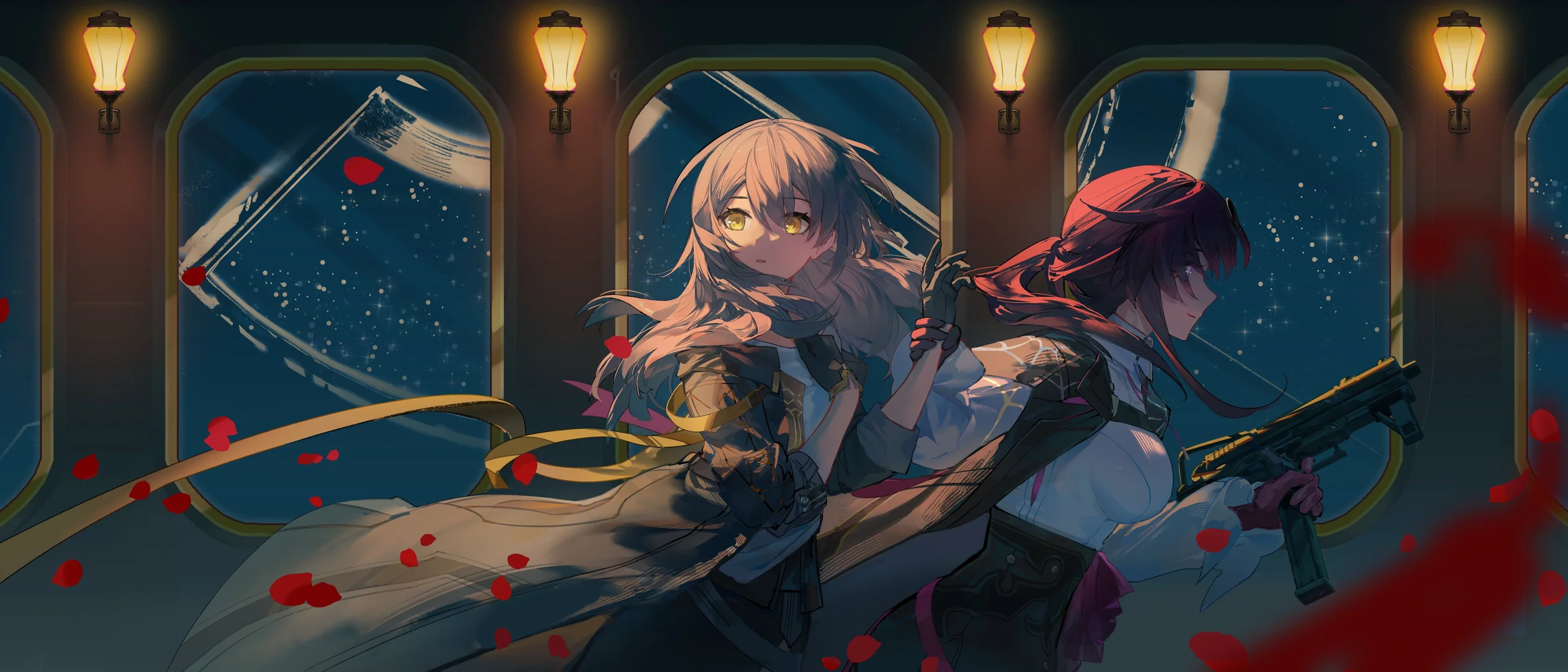 Kafka & Stelle Honkai Star Rail 4K Wallpaper