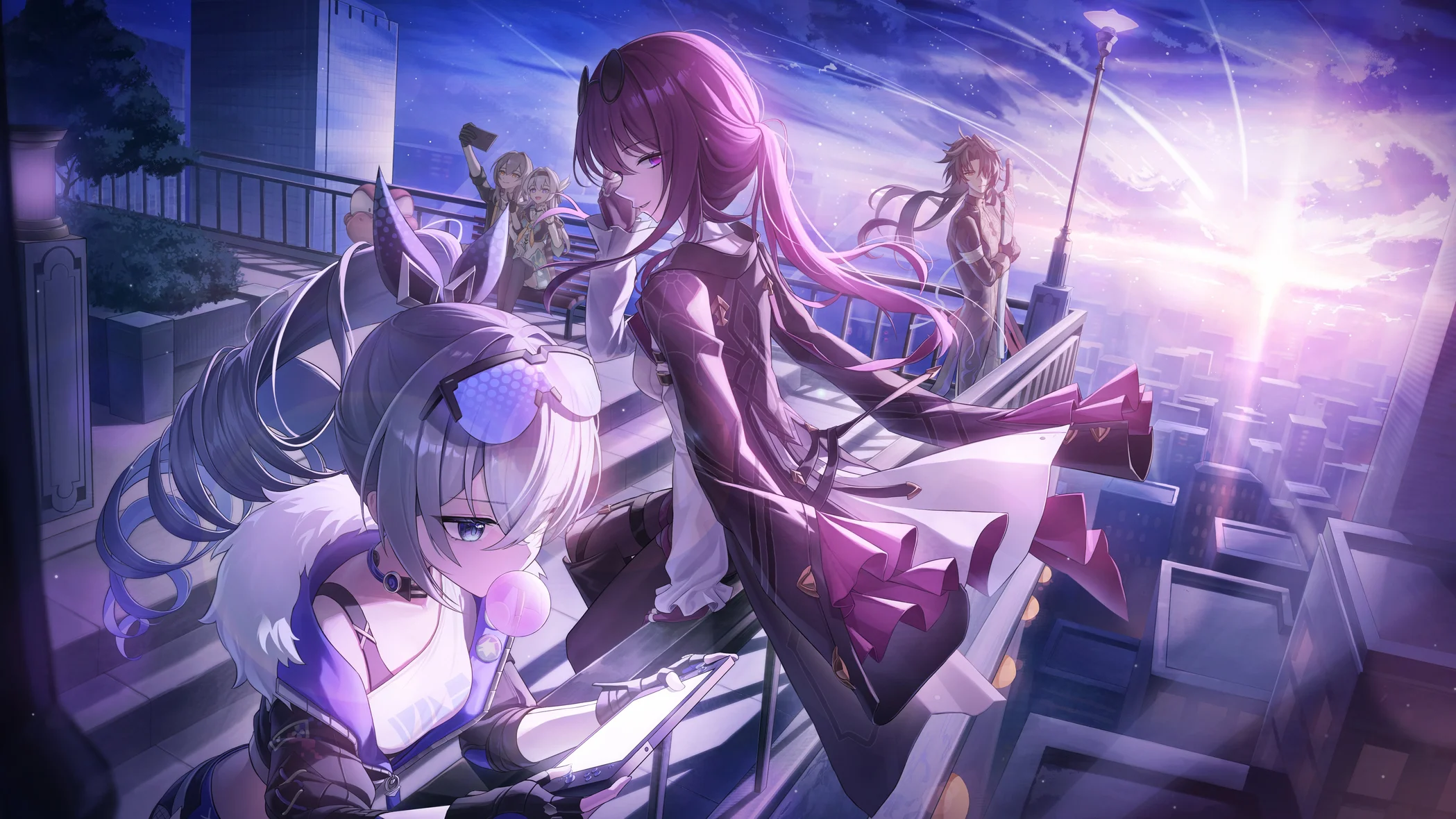 Kafka & Silver Wolf Honkai Star Rail 4K Wallpaper