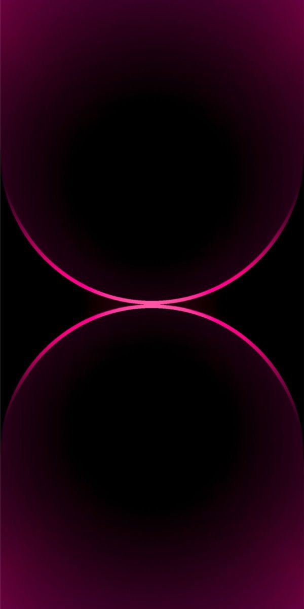 iPhone iOS Pink Sphere Glow Wallpaper