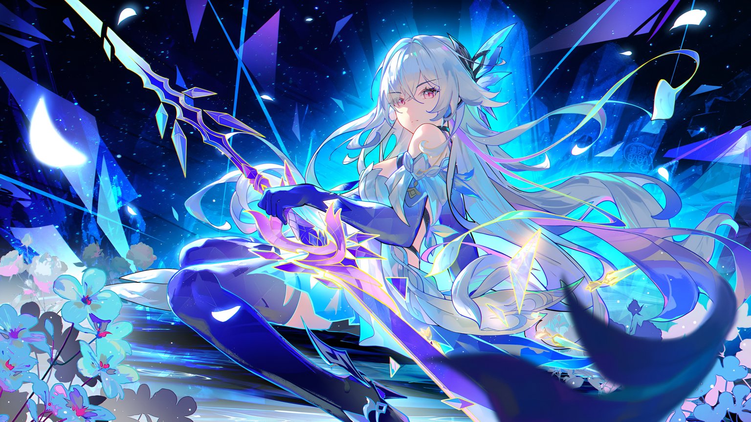 Skirk Genshin Impact 4K Anime Wallpaper