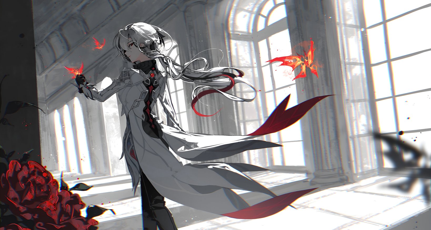 Arlecchino Genshin Impact 4K Wallpaper