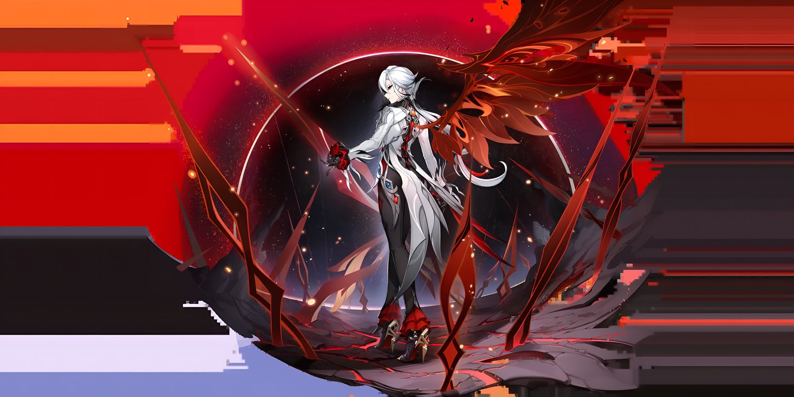 Arlecchino Genshin Impact 4K Wallpaper