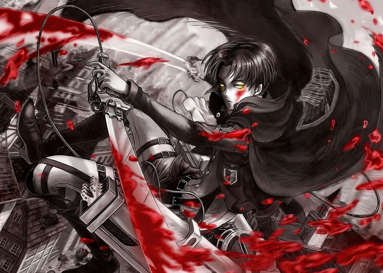 Levi Ackerman Attack on Titan 4K Wallpaper