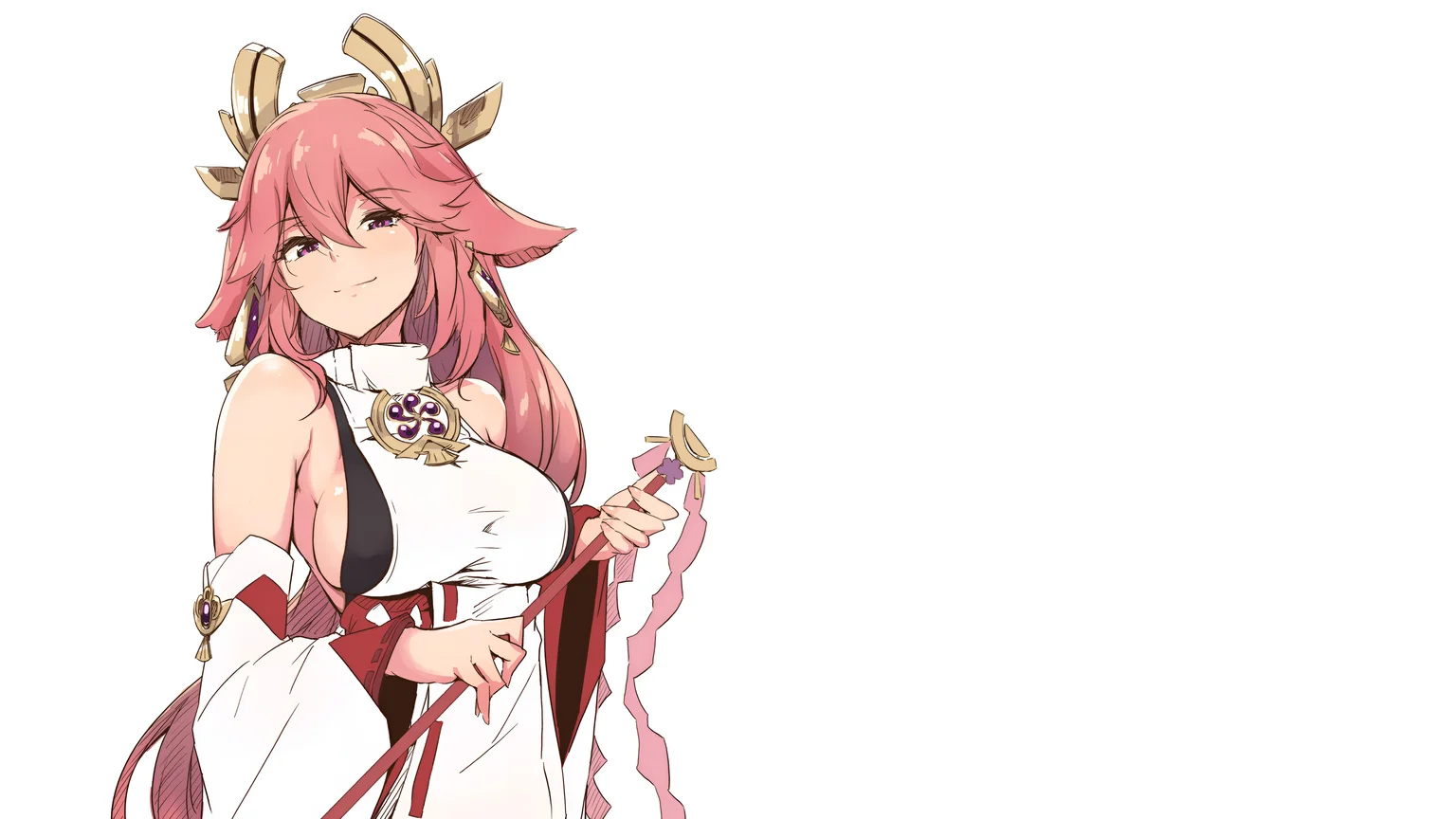 Yae Miko Genshin Impact 4K Wallpaper